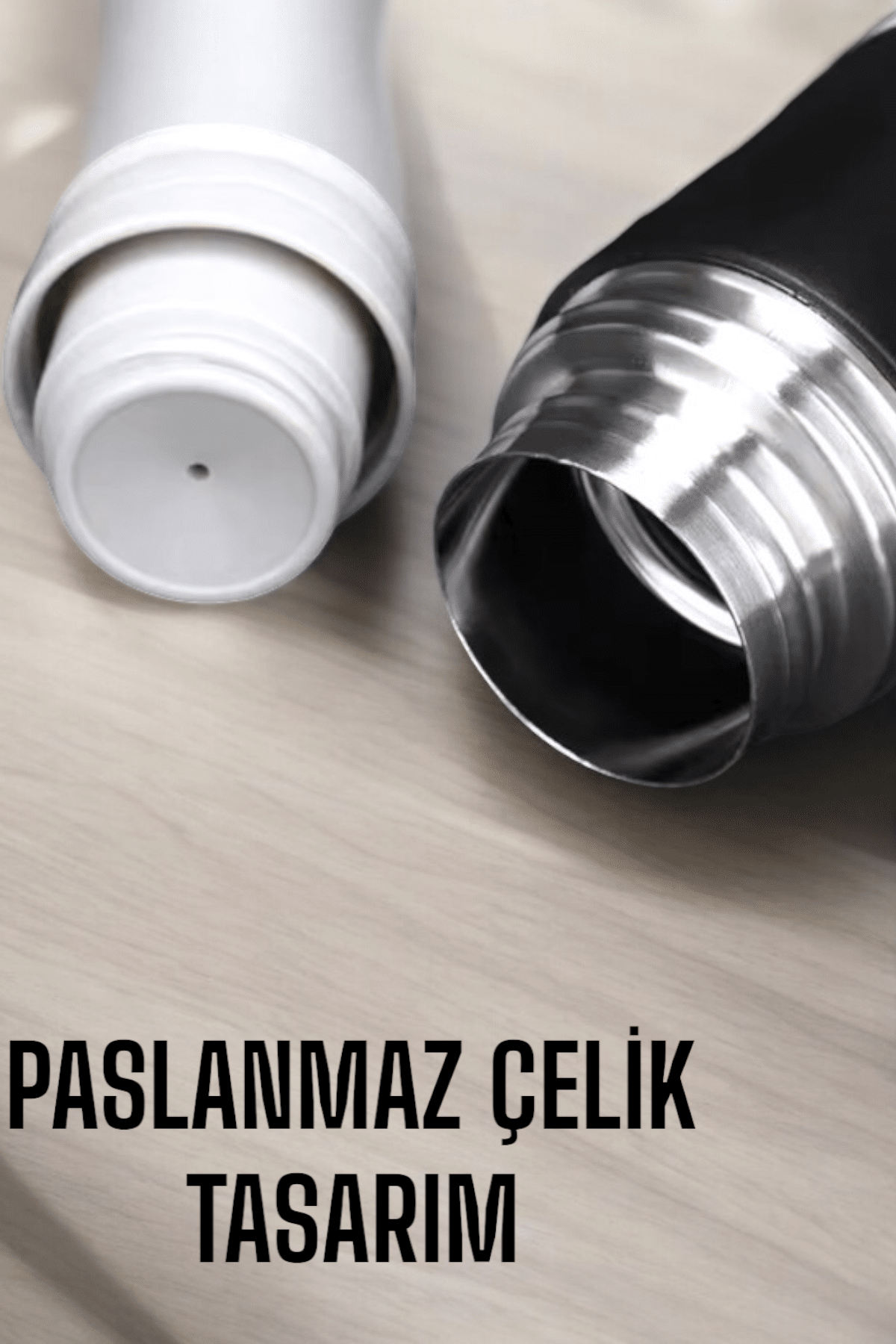 Şık ve Dayanıklı 3 Bardaklı Termos Seti Uzun Süre Isı Koruma Özellikli - Bayi Depom