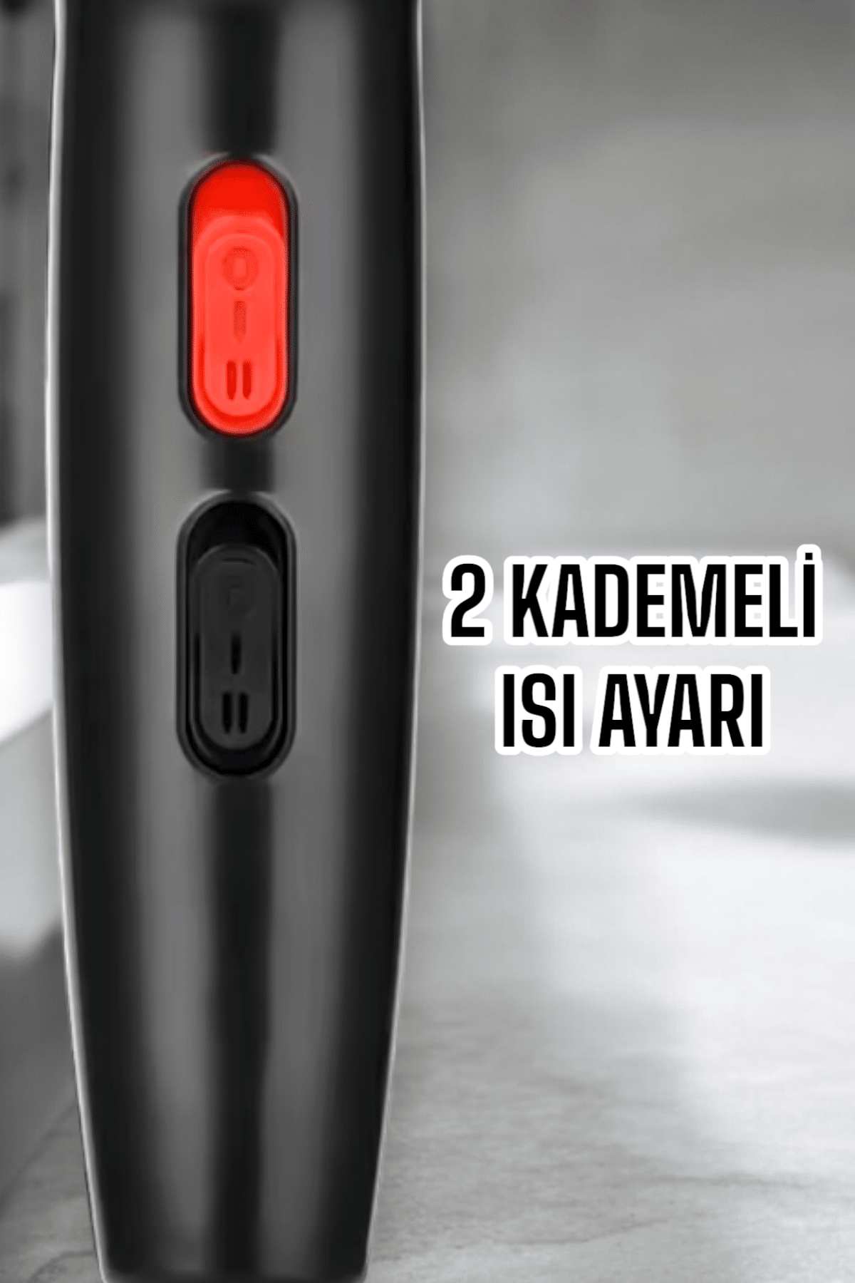 Tüm Saç Tiplerine Uygun, İki Kademeli Hız Ayarlı Fön Makinesi - Bayi Depom Tüm Saç Tiplerine Uygun, İki Kademeli Hız Ayarlı Fön Makinesi - Bayi Depom