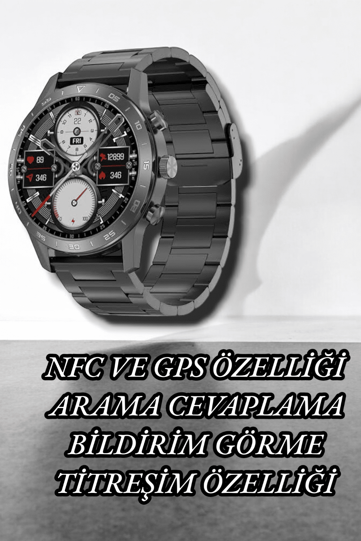 NFC ve Kablosuz Şarjlı Akıllı Saat EKG, Nabız & Spor Modları ile iOS ve Android Uyumlu - Bayi Depom NFC ve Kablosuz Şarjlı Akıllı Saat EKG, Nabız & Spor Modları ile iOS ve Android Uyumlu - Bayi Depom