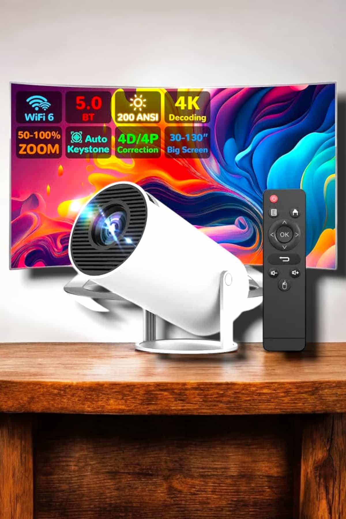 HDMI ve Full HD Teknolojili 160 ANSI Lümen Kablosuz Projeksiyon - Bayi Depom