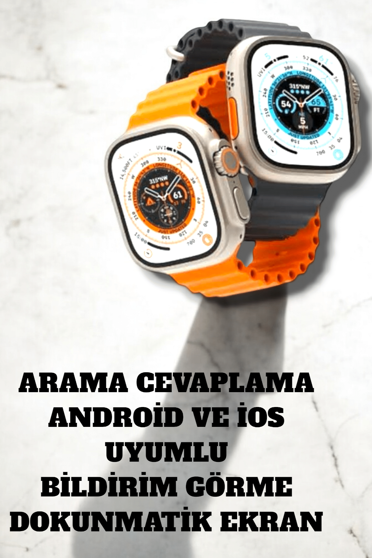 Uyku ve Nabız Takipli, Wireless Şarjlı Akıllı Saat Android ve iOS Uyumlu - Bayi Depom