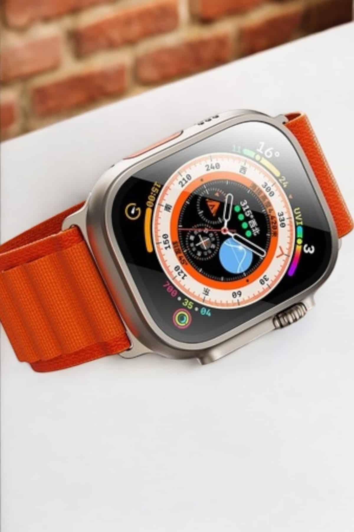 Bluetooth Bağlantılı 49MM Dokunmatik Akıllı Saat Sağlık ve Spor Takip Özellikli - Bayi Depom