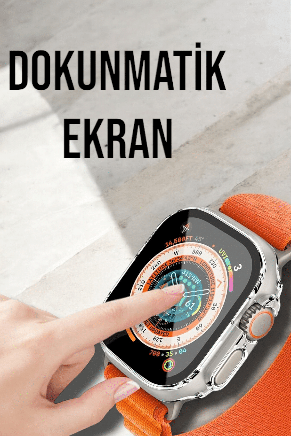 Bluetooth Bağlantılı 49MM Dokunmatik Akıllı Saat Sağlık ve Spor Takip Özellikli - Bayi Depom Bluetooth Bağlantılı 49MM Dokunmatik Akıllı Saat Sağlık ve Spor Takip Özellikli - Bayi Depom