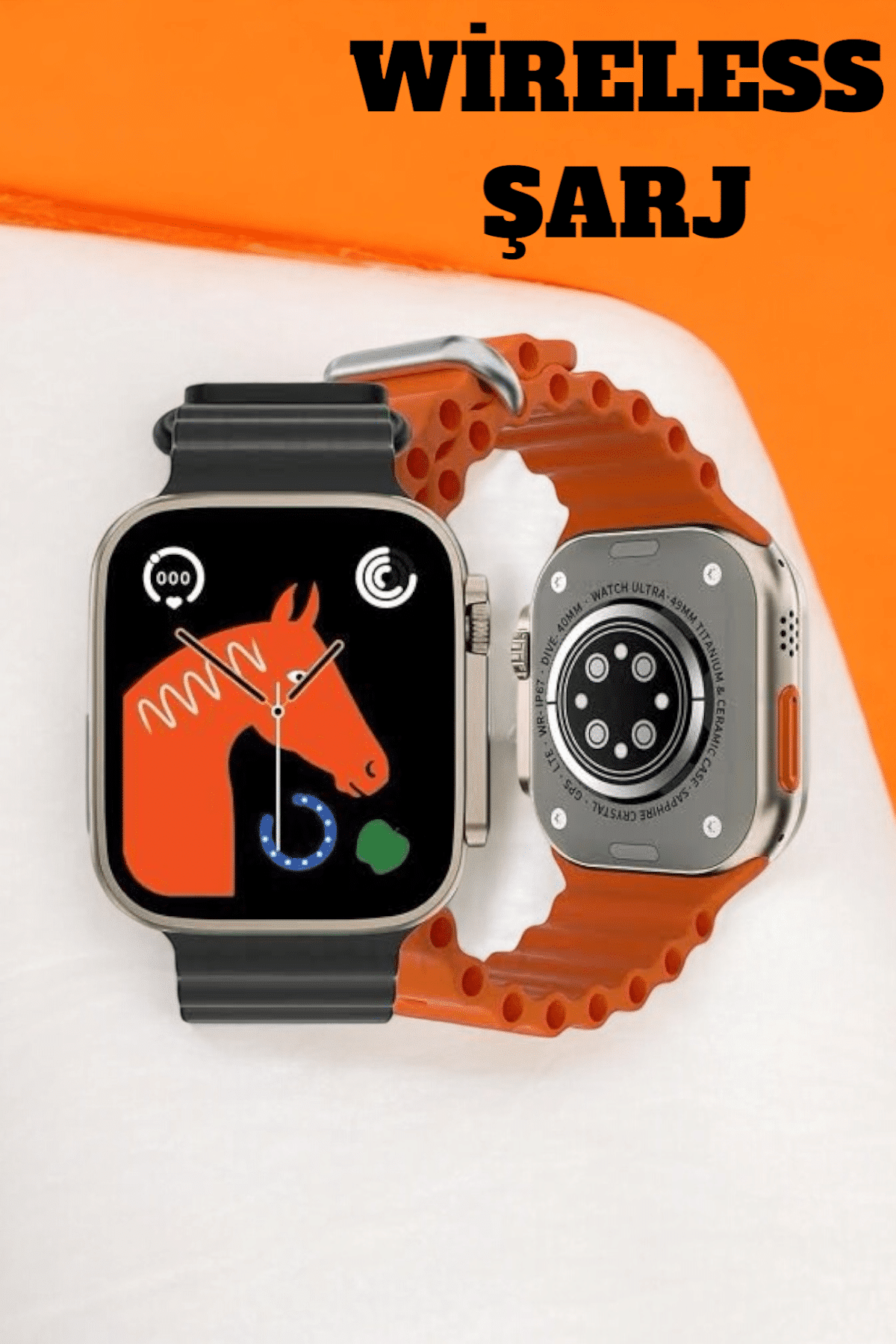 49MM Ekranlı, Kan Basıncı ve Adımsayar Özellikli Bluetooth Akıllı Saat - Bayi Depom 49MM Ekranlı, Kan Basıncı ve Adımsayar Özellikli Bluetooth Akıllı Saat - Bayi Depom