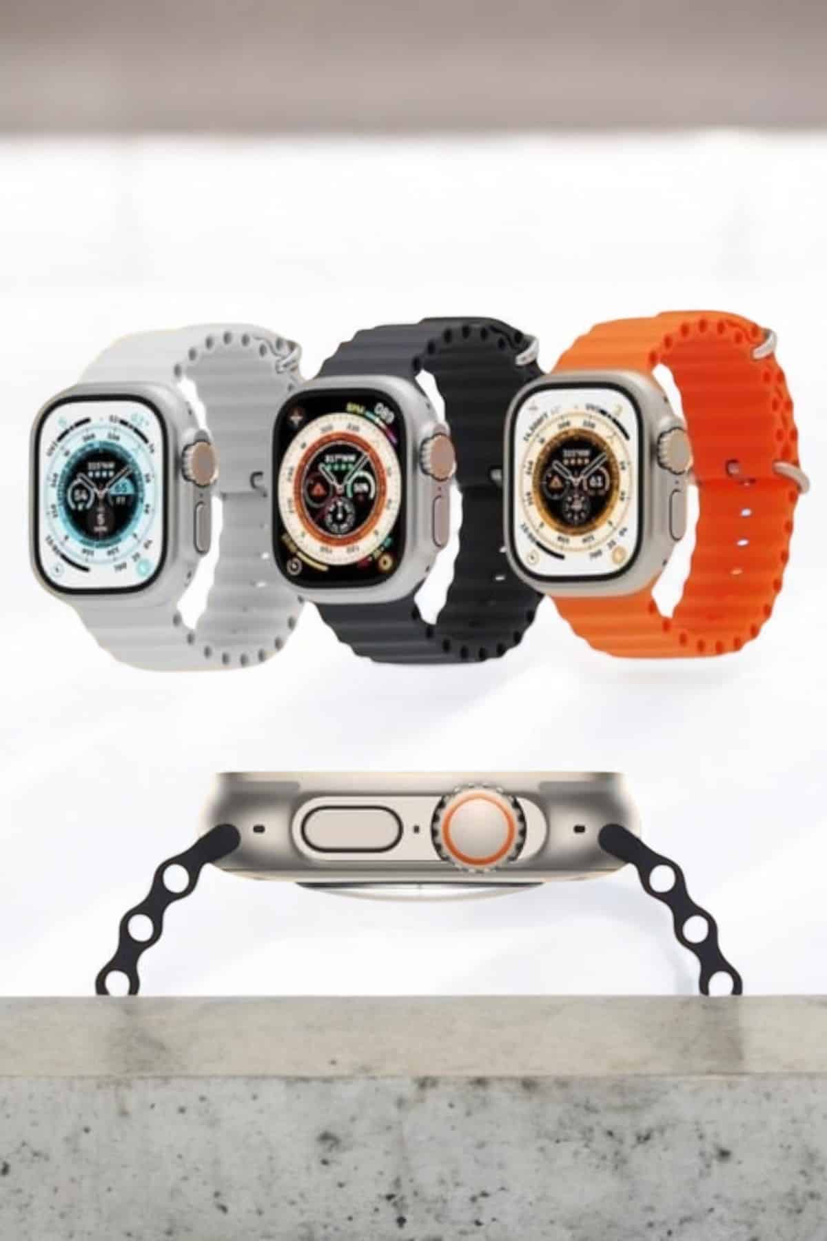 Bluetooth Bağlantılı 49MM Dokunmatik Akıllı Saat Sağlık ve Spor Takip Özellikli - Bayi Depom