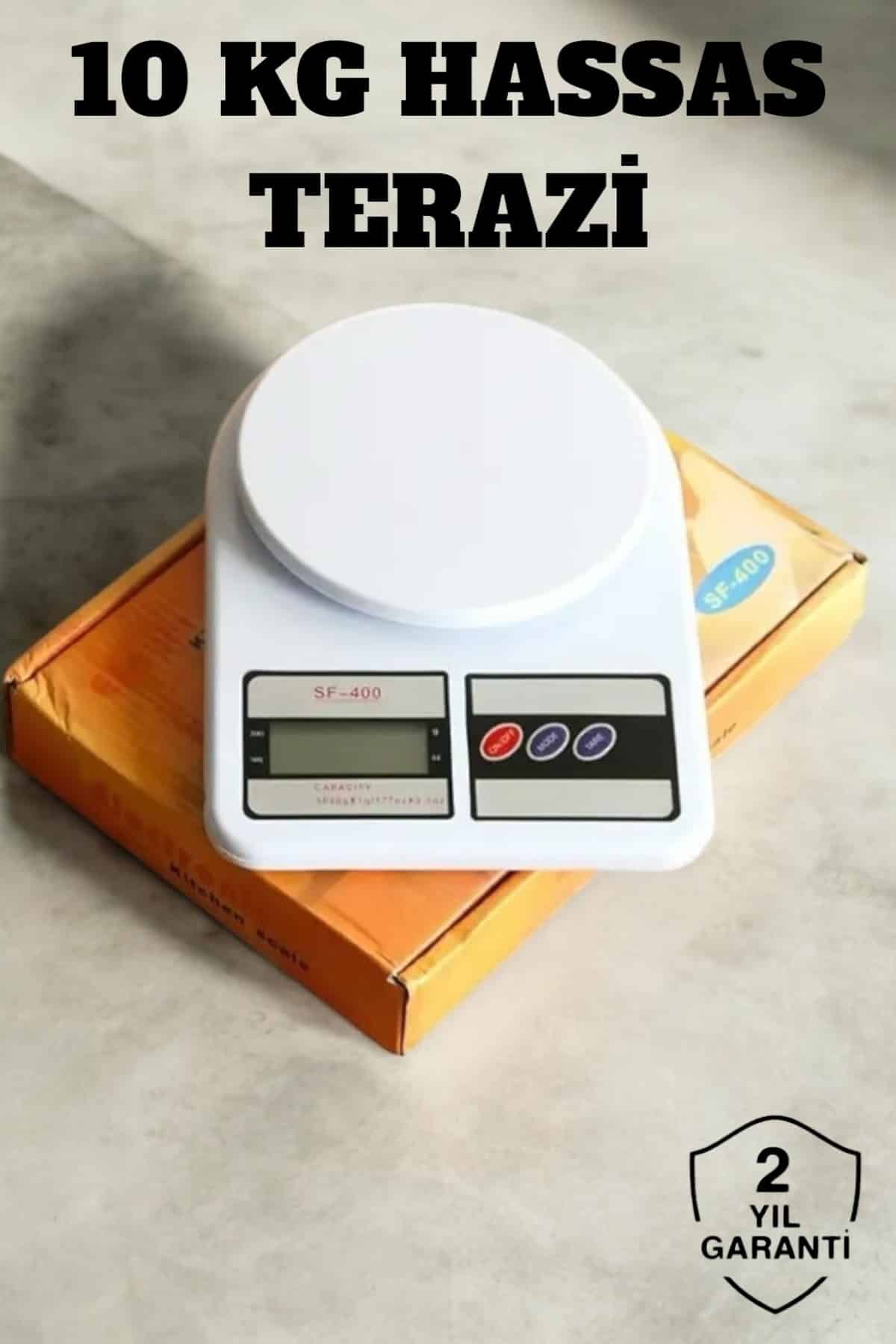 Hassas Terazi 10 kg Kapasiteli, Yüksek Hassasiyetli Dijital Mutfak Tartısı - Bayi Depom