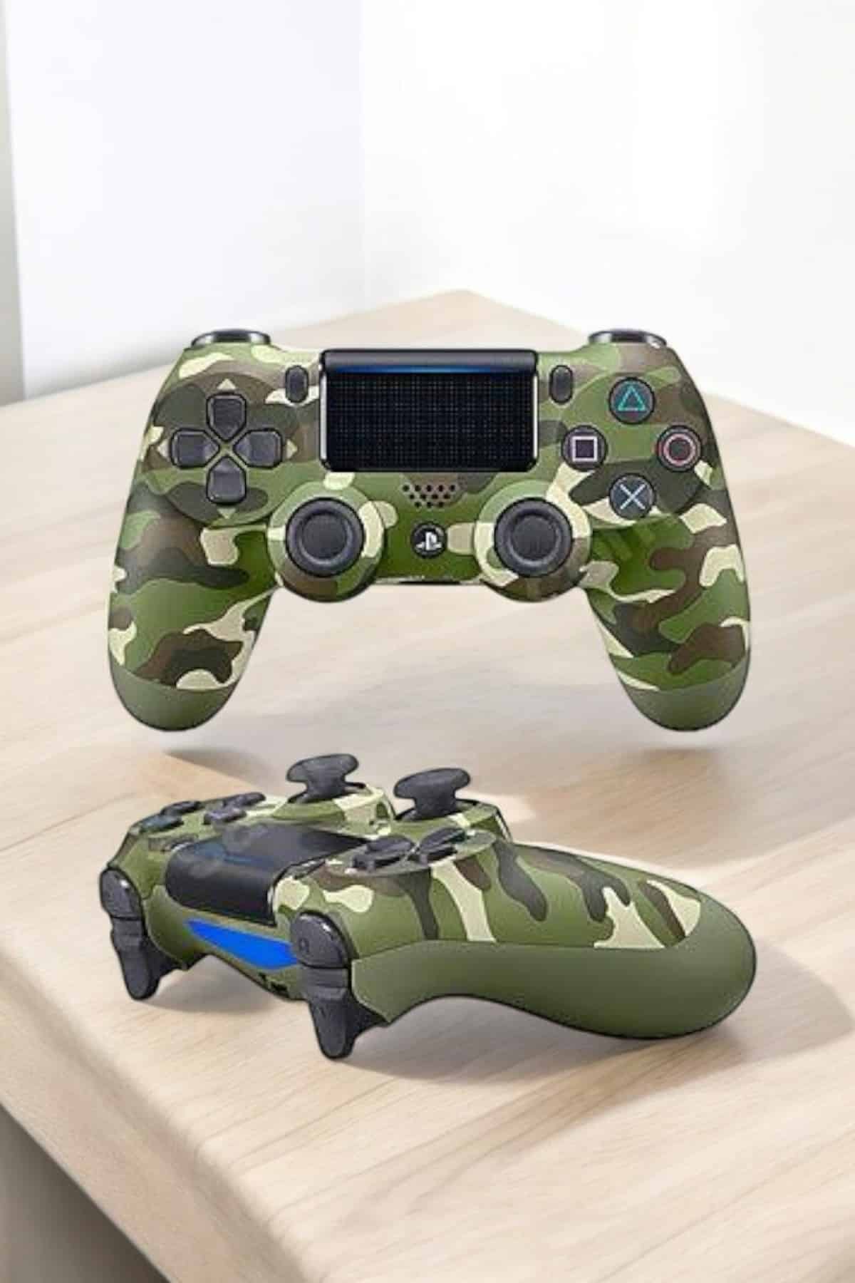 Kamuflaj Desenli Joystick PS4 Oyun Kolu - Bayi Depom
