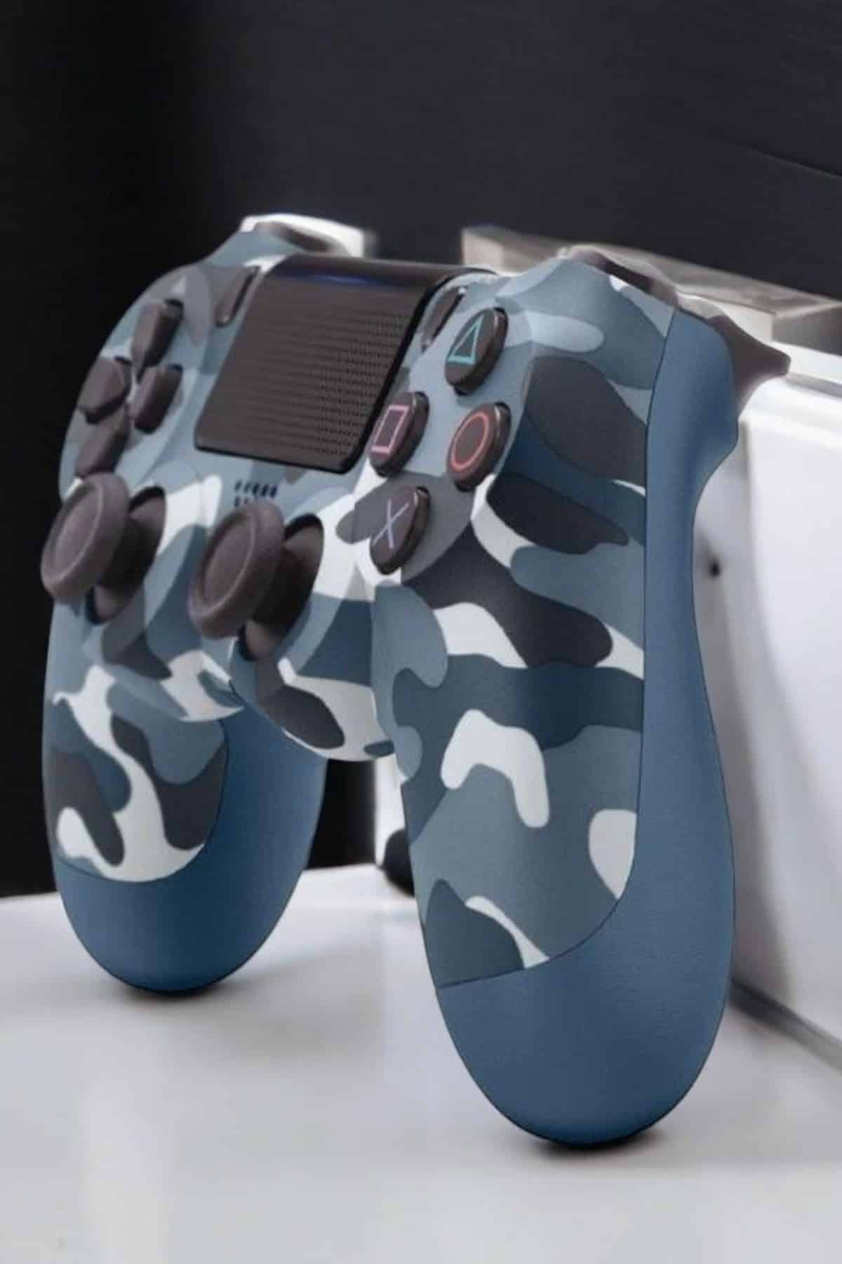 PS4 Oyun Kolu Kamuflaj Desenli Joystick - Bayi Depom PS4 Oyun Kolu Kamuflaj Desenli Joystick - Bayi Depom