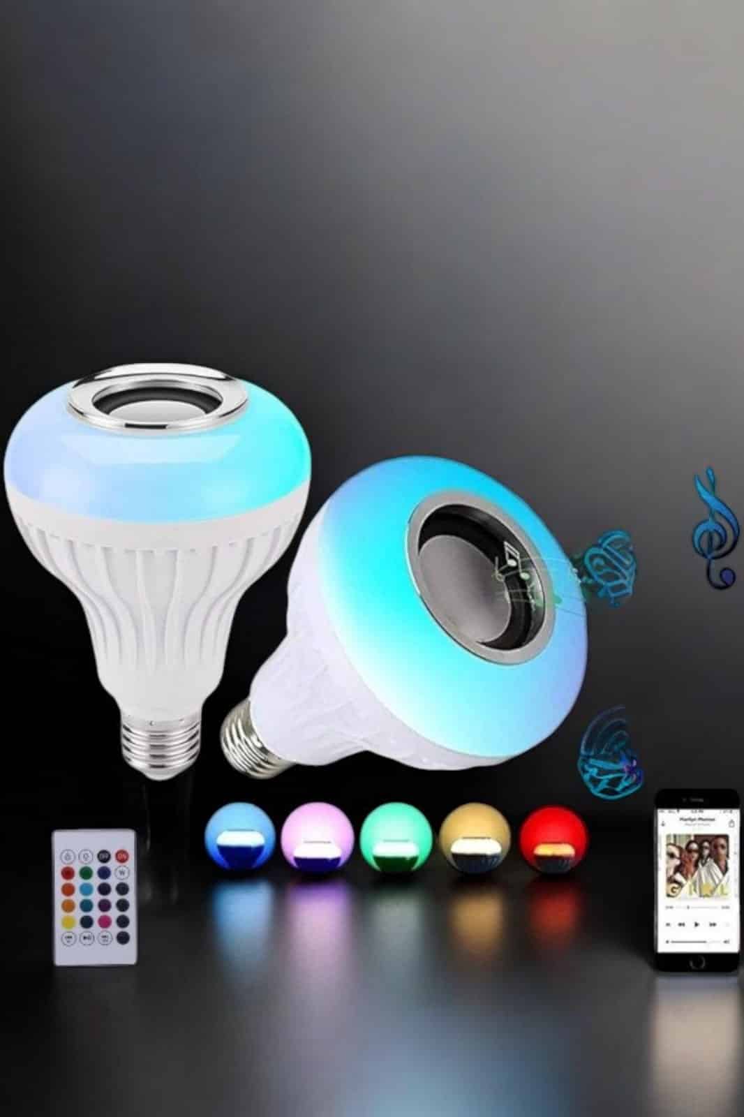 Kablosuz Bluetooth Hoparlör Led Lamba - Bayi Depom Kablosuz Bluetooth Hoparlör Led Lamba - Bayi Depom