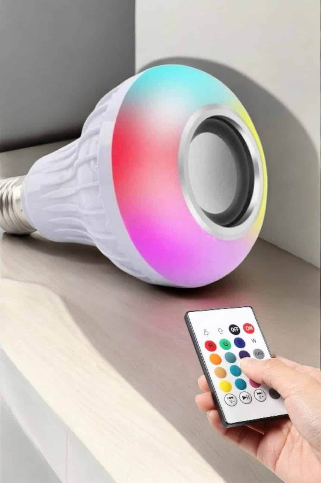 Kablosuz Bluetooth Hoparlör Led Lamba - Bayi Depom Kablosuz Bluetooth Hoparlör Led Lamba - Bayi Depom