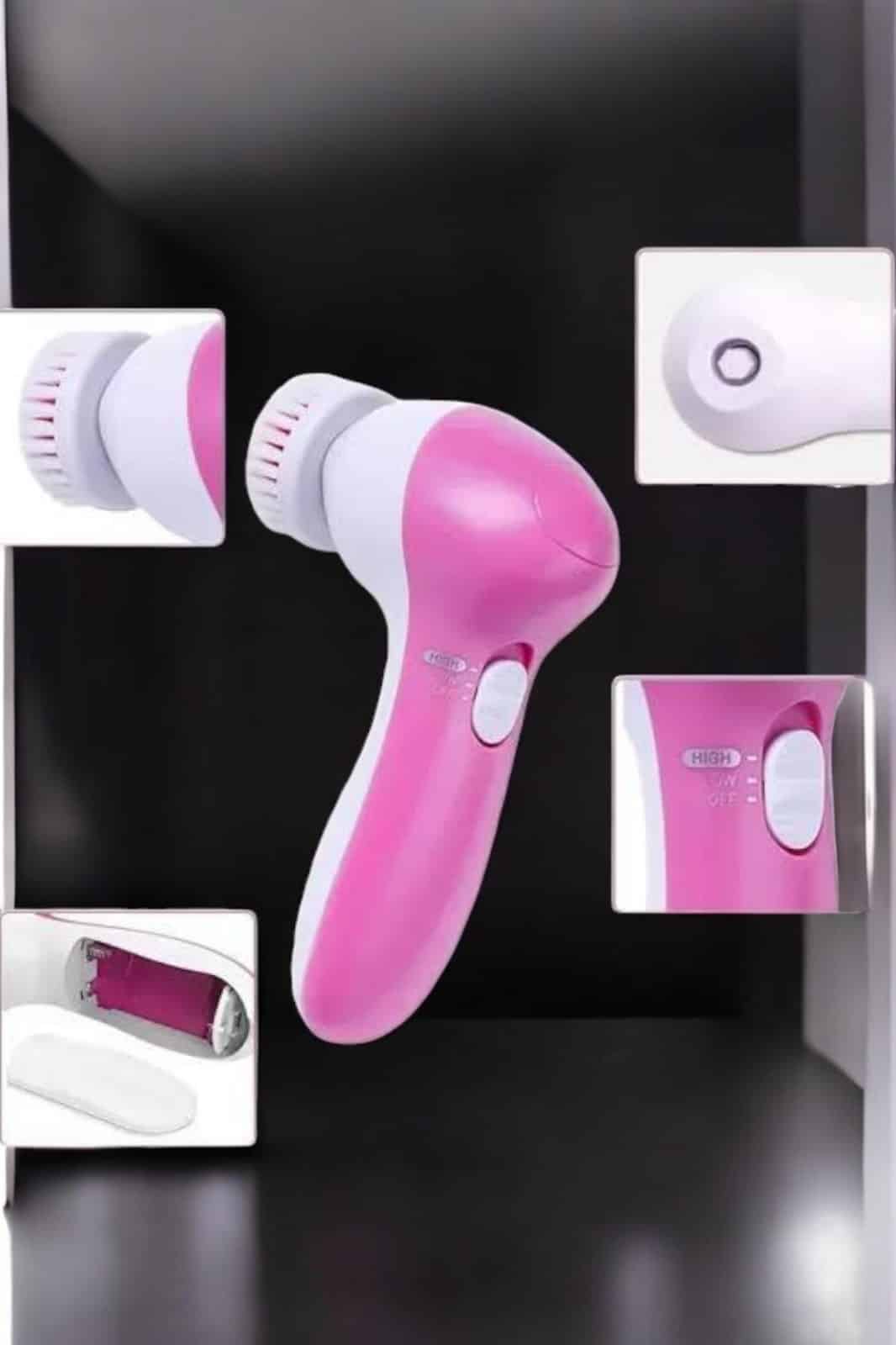 Taşınabilir Yüz Temizleme Cihazı Masaj, Peeling, Temizlik 5 Başlıklı - Bayi Depom Taşınabilir Yüz Temizleme Cihazı Masaj, Peeling, Temizlik 5 Başlıklı - Bayi Depom