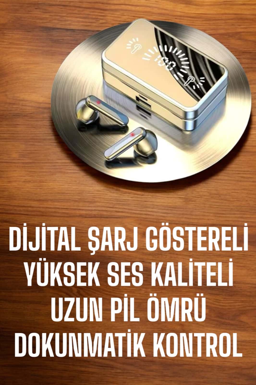 Bluetooth Bağlantılı Dijital Göstergeli Yüksek Ses Kaliteli Kulaklık - Bayi Depom