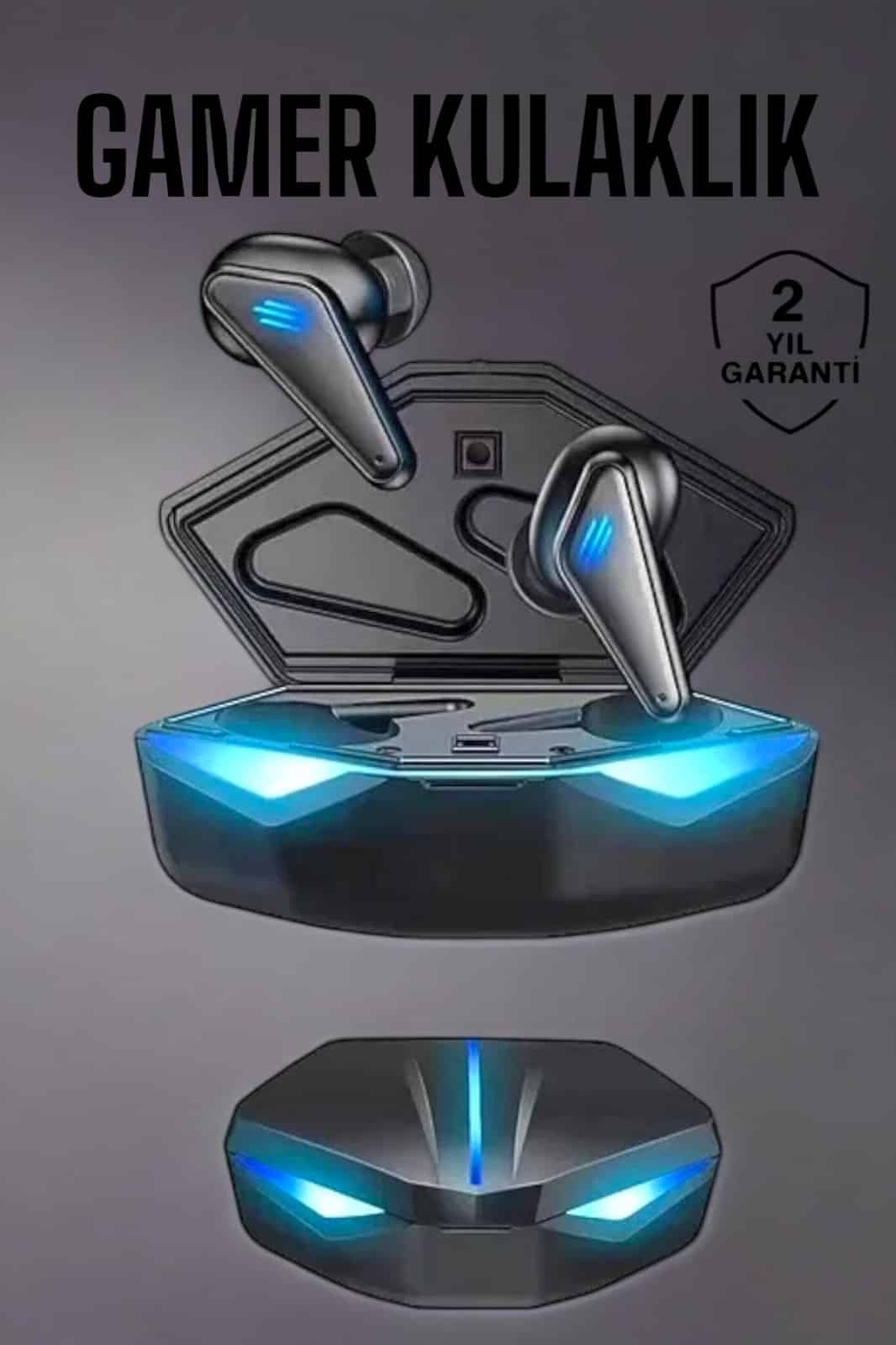 Bluetooth Oyuncu Kulaklığı Led Işıklı Kablosuz ANC Özelliği - Bayi Depom