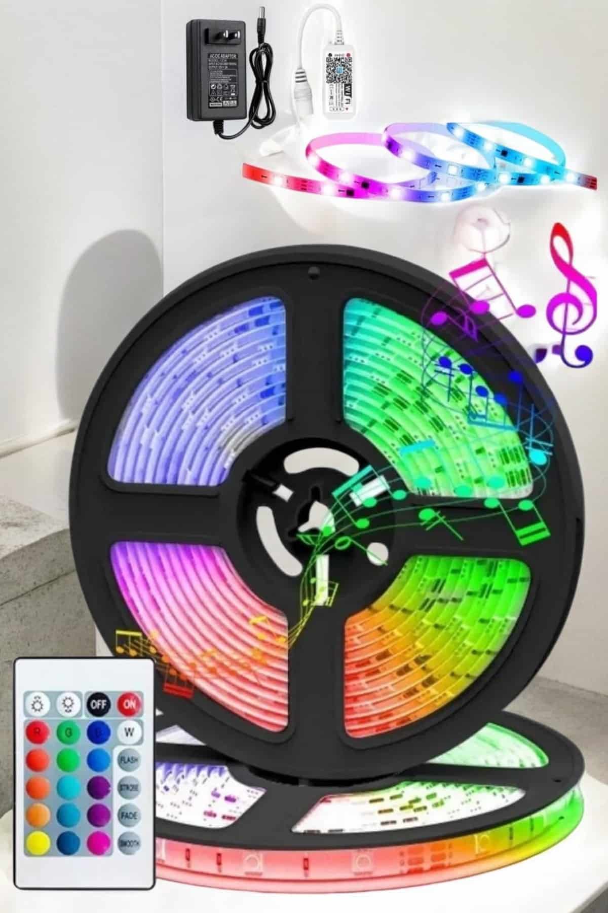 Led Işık 5 Metre Şerit Led RGB Işıklı - Bayi Depom Led Işık 5 Metre Şerit Led RGB Işıklı - Bayi Depom