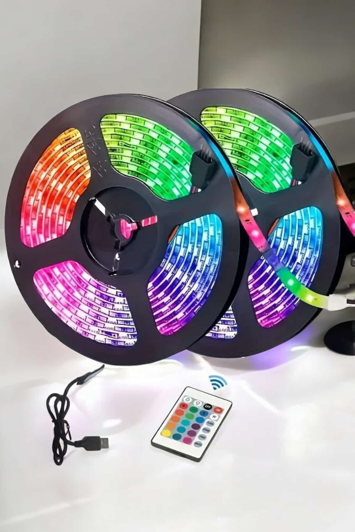 Led Işık 5 Metre Şerit Led RGB Işıklı - Bayi Depom Led Işık 5 Metre Şerit Led RGB Işıklı - Bayi Depom
