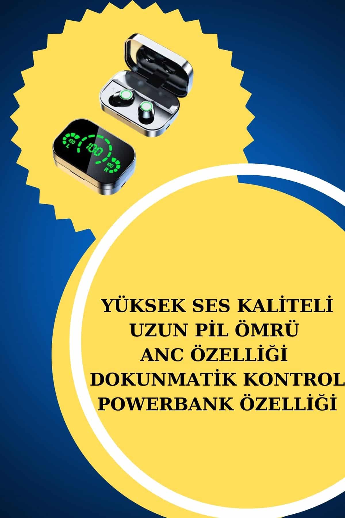 TWS Bluetooth Kulaklık ve Akıllı Saat Uyku Takibi Nabız Ölçer Uzun Pil Ömrü - Bayi Depom TWS Bluetooth Kulaklık ve Akıllı Saat Uyku Takibi Nabız Ölçer Uzun Pil Ömrü - Bayi Depom