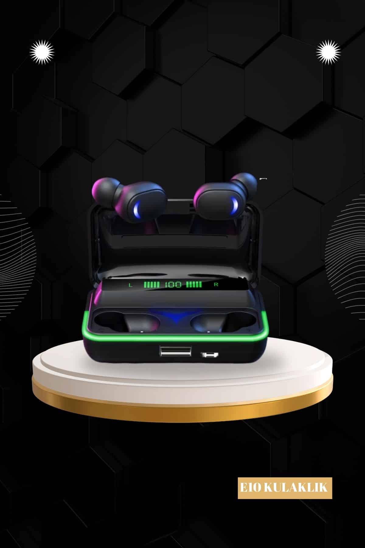 Powerbank Bluetooth Kulaklık Ve Akıllı Saat 7 Kordonlu Metal Kordon Plastik Kordon - Bayi Depom