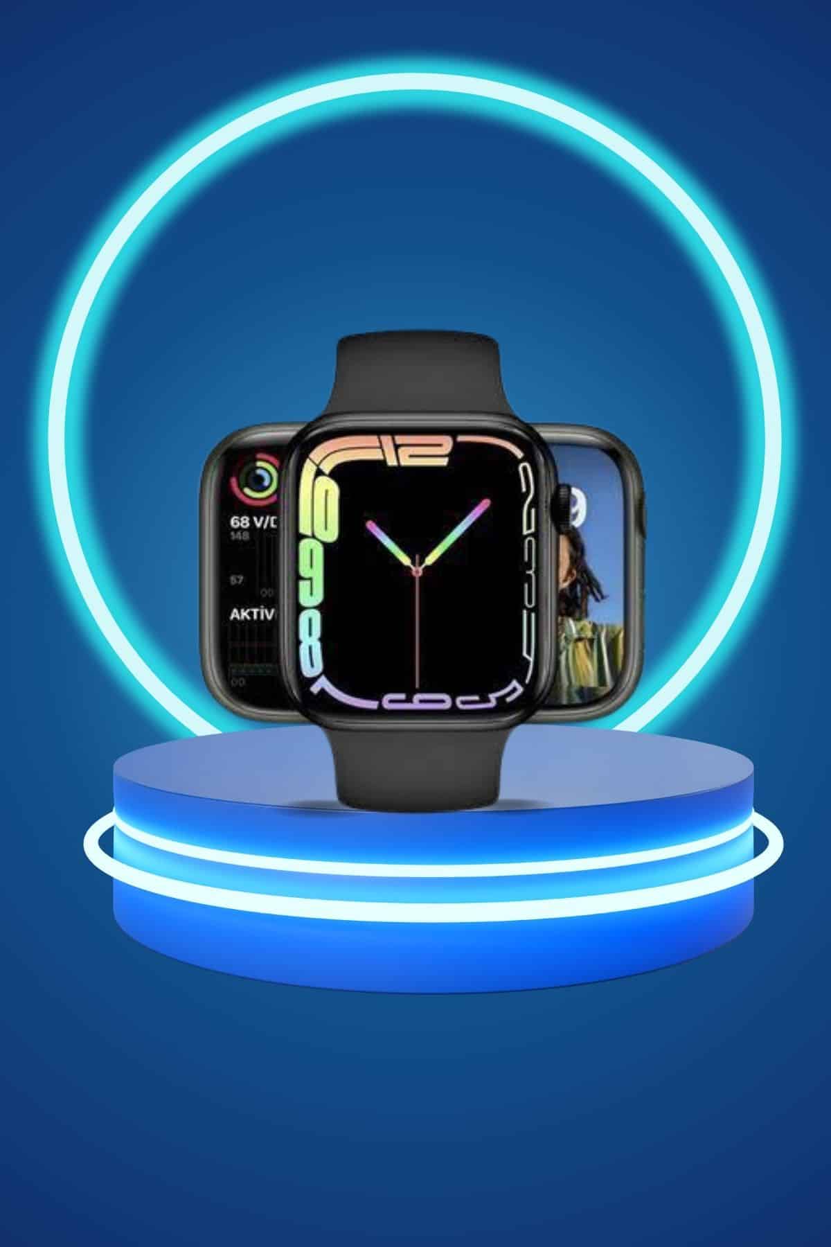 Yeni Nesil Akıllı Saat ve Ucuz Kaliteli Bluetooth Kablosuz Kulaklık Amoled Ekran - Bayi Depom
