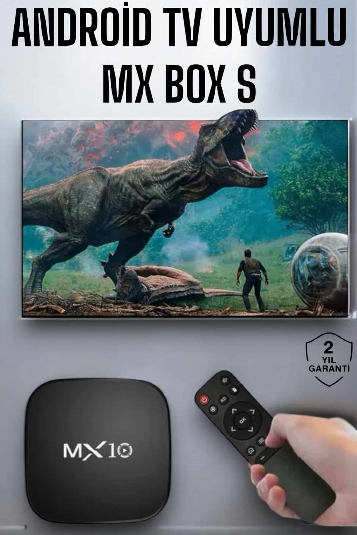4K TV Uyumlu HD Çözünürlüklü Mx Box S 8 GB - Bayi Depom 4K TV Uyumlu HD Çözünürlüklü Mx Box S 8 GB - Bayi Depom