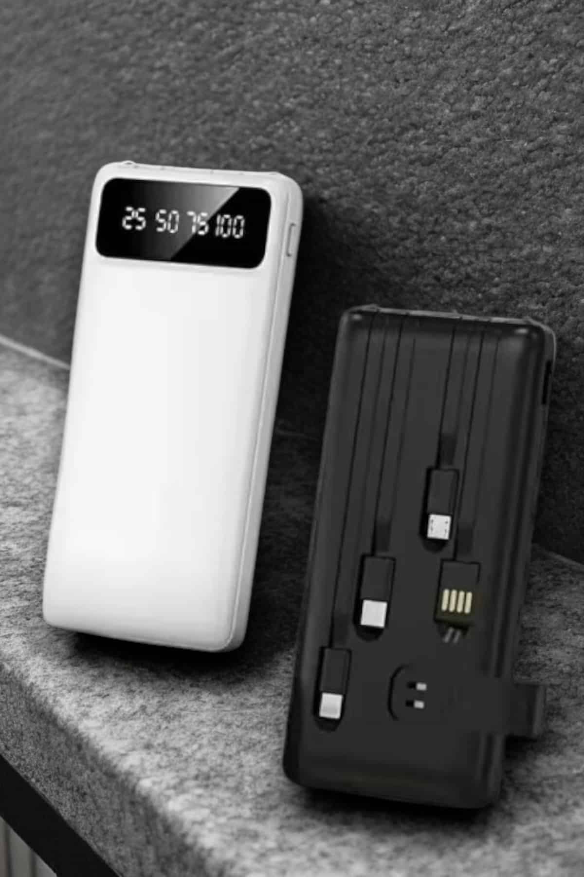 Powerbank 20.000 Mah Dijital Göstergeli LCD Ekran Uzun Pil Ömrü - Bayi Depom Powerbank 20.000 Mah Dijital Göstergeli LCD Ekran Uzun Pil Ömrü - Bayi Depom
