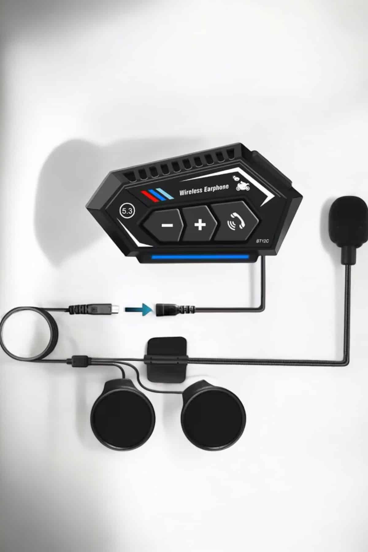 İnterkom Intercom Kask Kulaklık Bt22 Bluetooth Motosiklet Kulaklık 5.0 Bluetooth - Bayi Depom