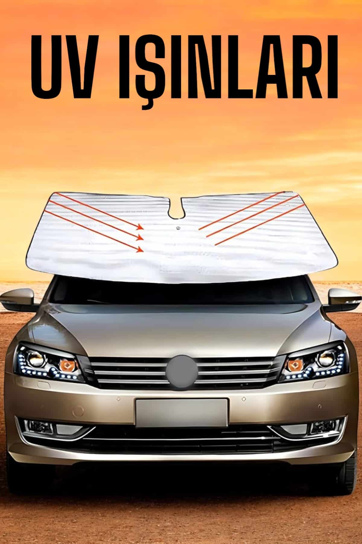 Oto Güneşlik Tüm Araç Tiplerine Uygun Isı Önleyici - Bayi Depom