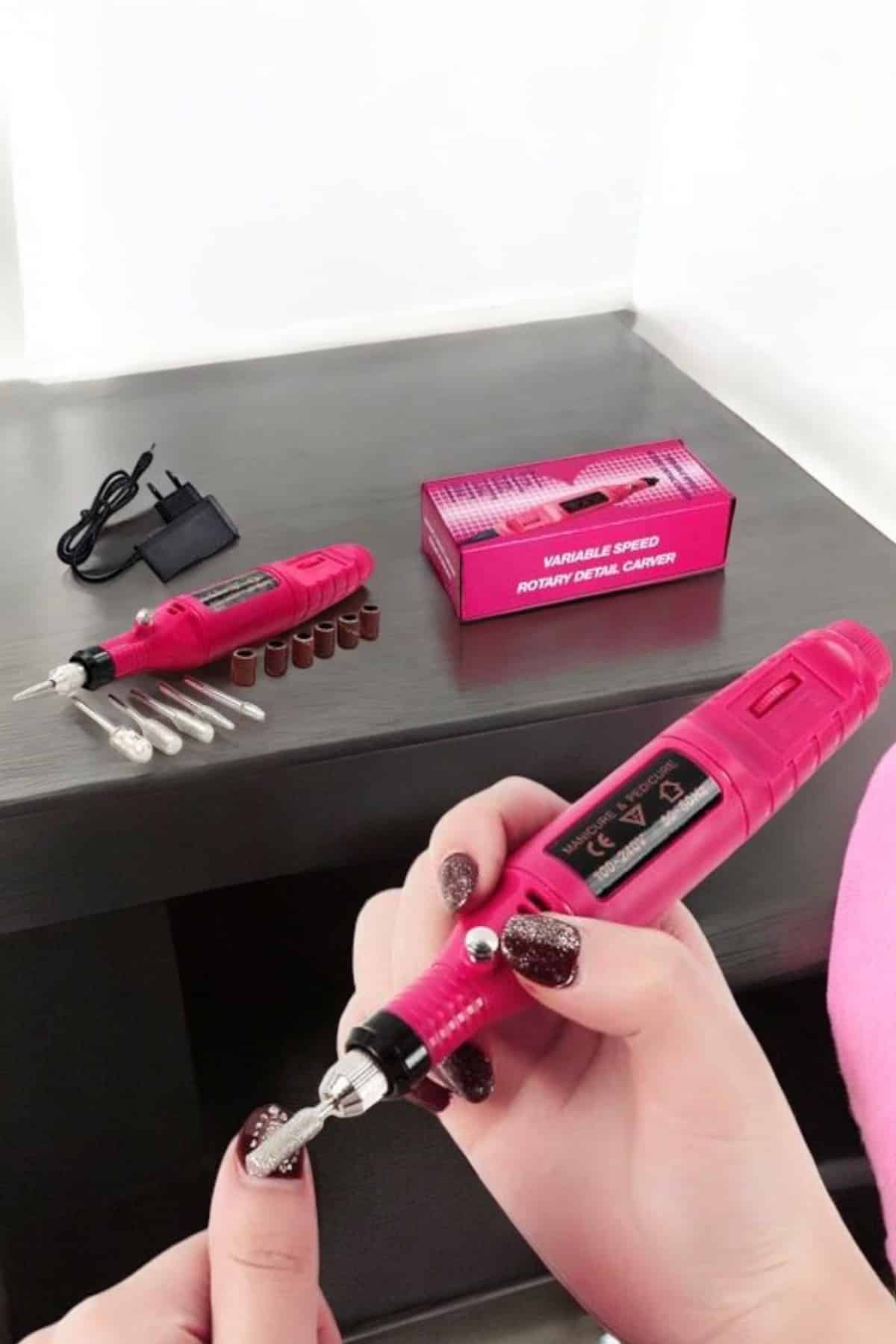 Nasır Temizleyici Manikür Pedikür Seti Elektrikli USB Girişli - Bayi Depom