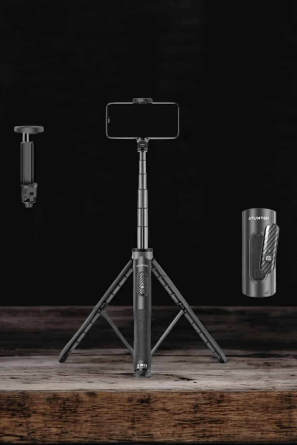 Tripod Kablosuz Bluetooth Bağlantılı Selfie Çubuğu 360 Derece Dönebilen - Bayi Depom