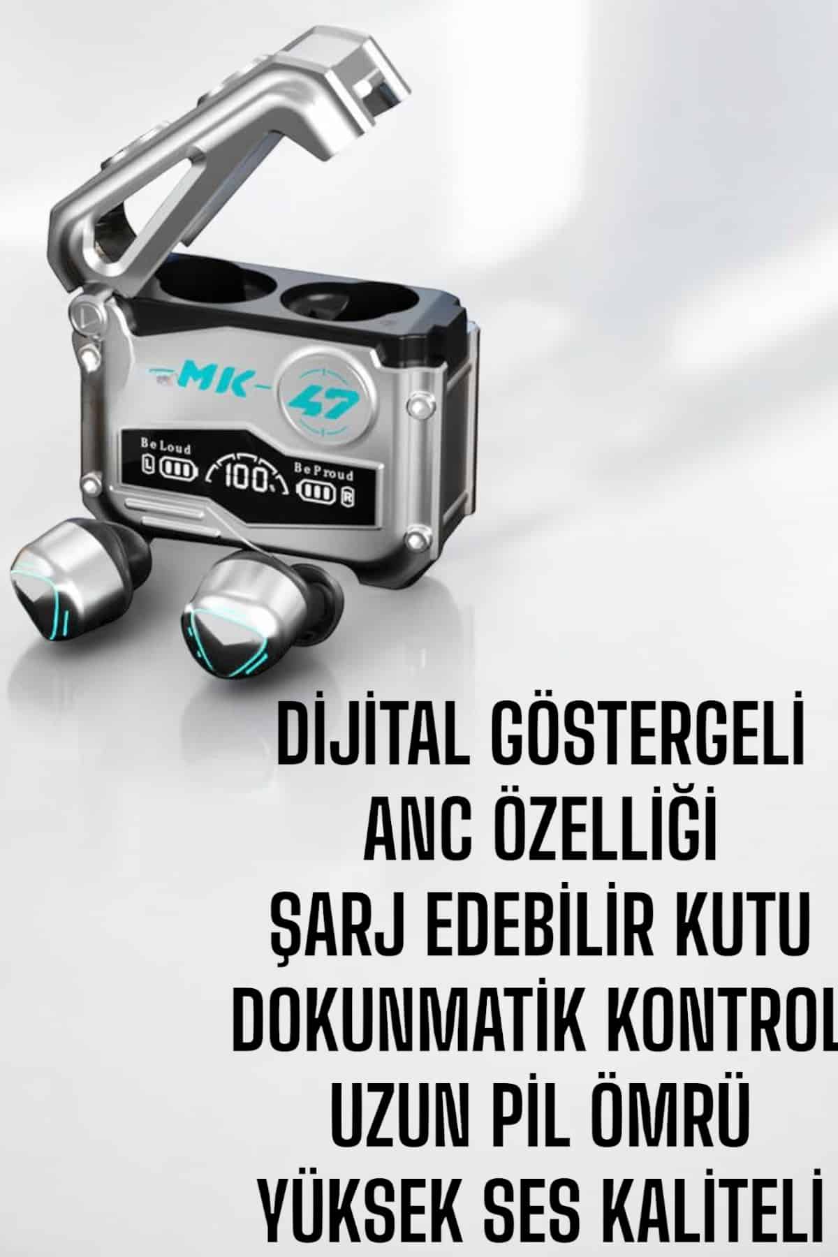Oyuncu Kulaklığı Bluetooth Bağlantılı ANC Özelliği 5.0 Bluetooth - Bayi Depom