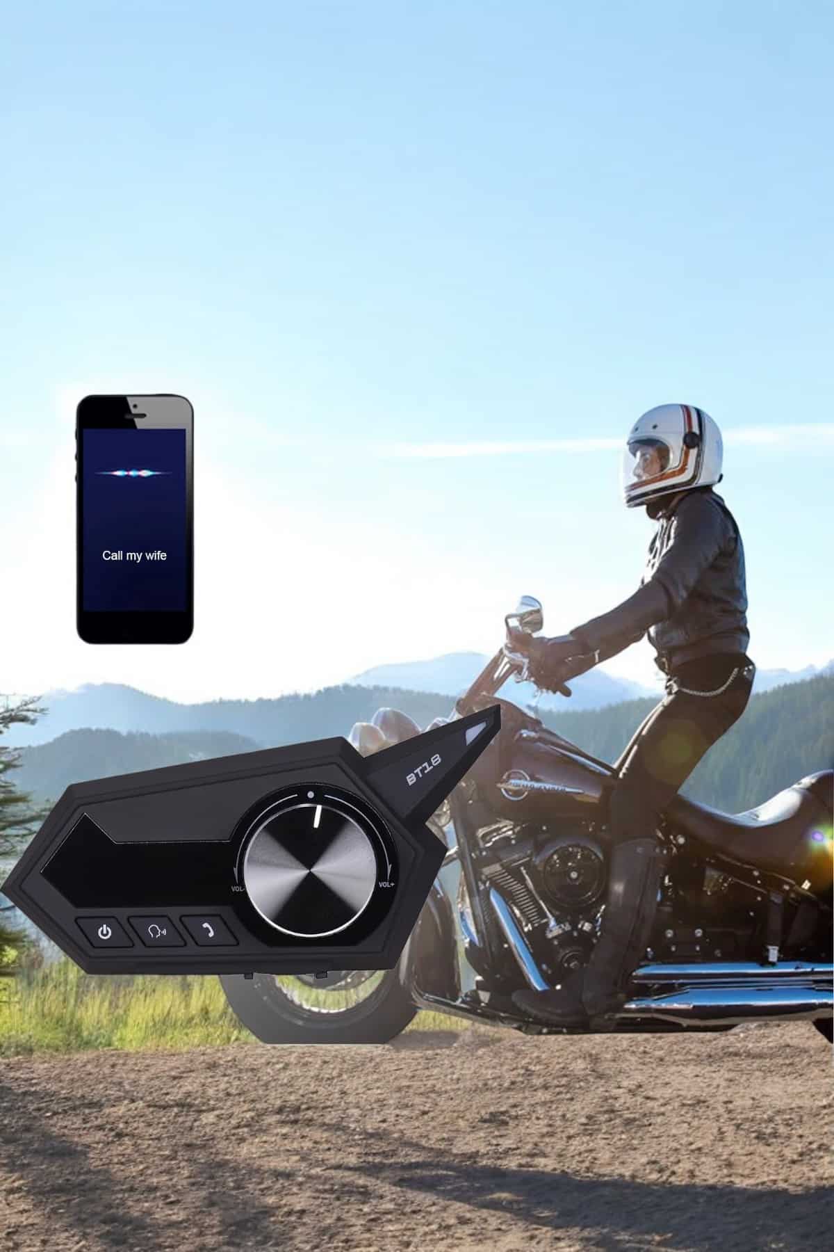 Motorcu Kulaklığı Kask Kulaklığı ANC Özelliği Sesli Görüşme Özelliği - Bayi Depom