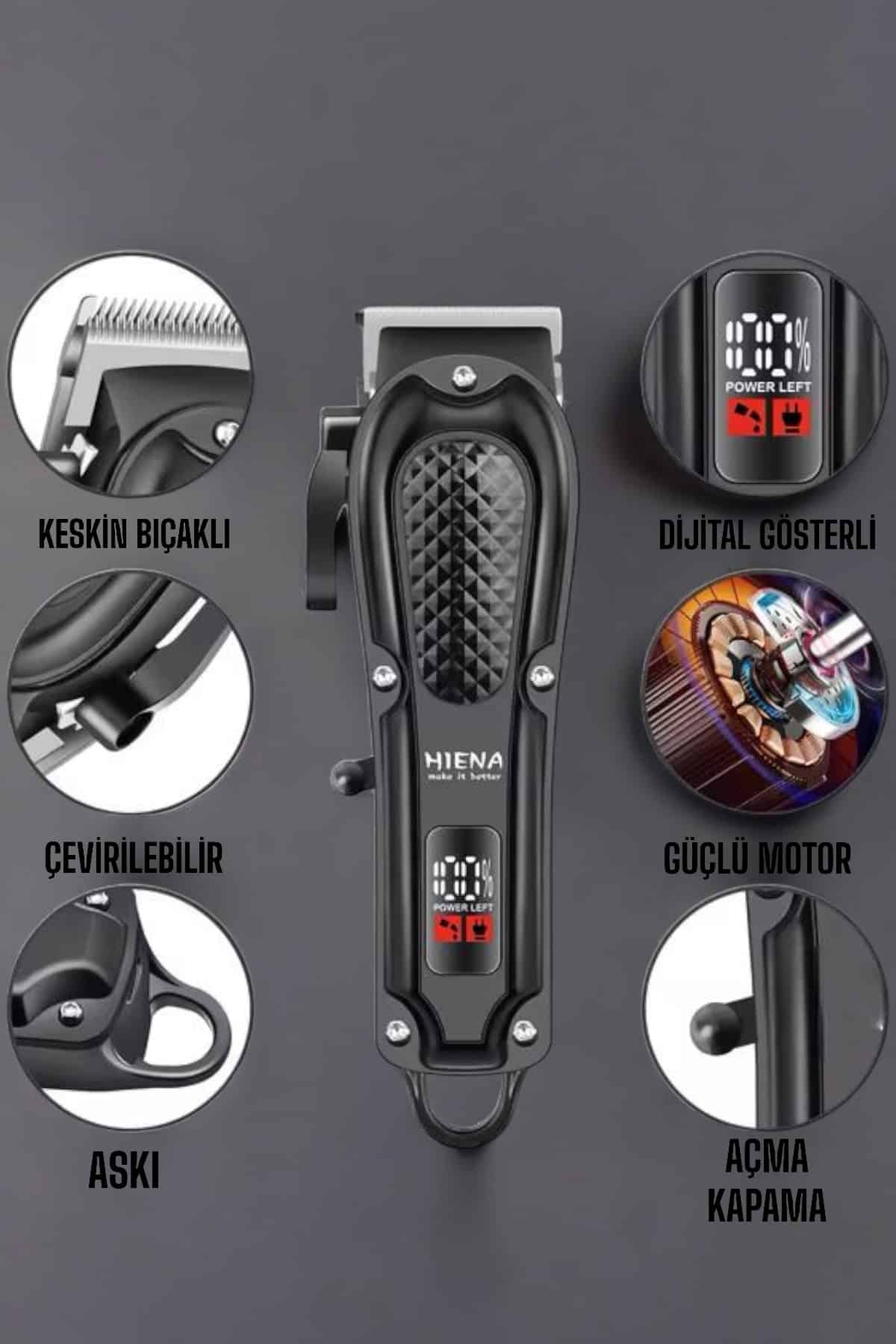 Suya Dayanıklı Tıraş Makinesi Keskin Bıçaklı Dijital Göstergeli Şarjlı - Bayi Depom Suya Dayanıklı Tıraş Makinesi Keskin Bıçaklı Dijital Göstergeli Şarjlı - Bayi Depom