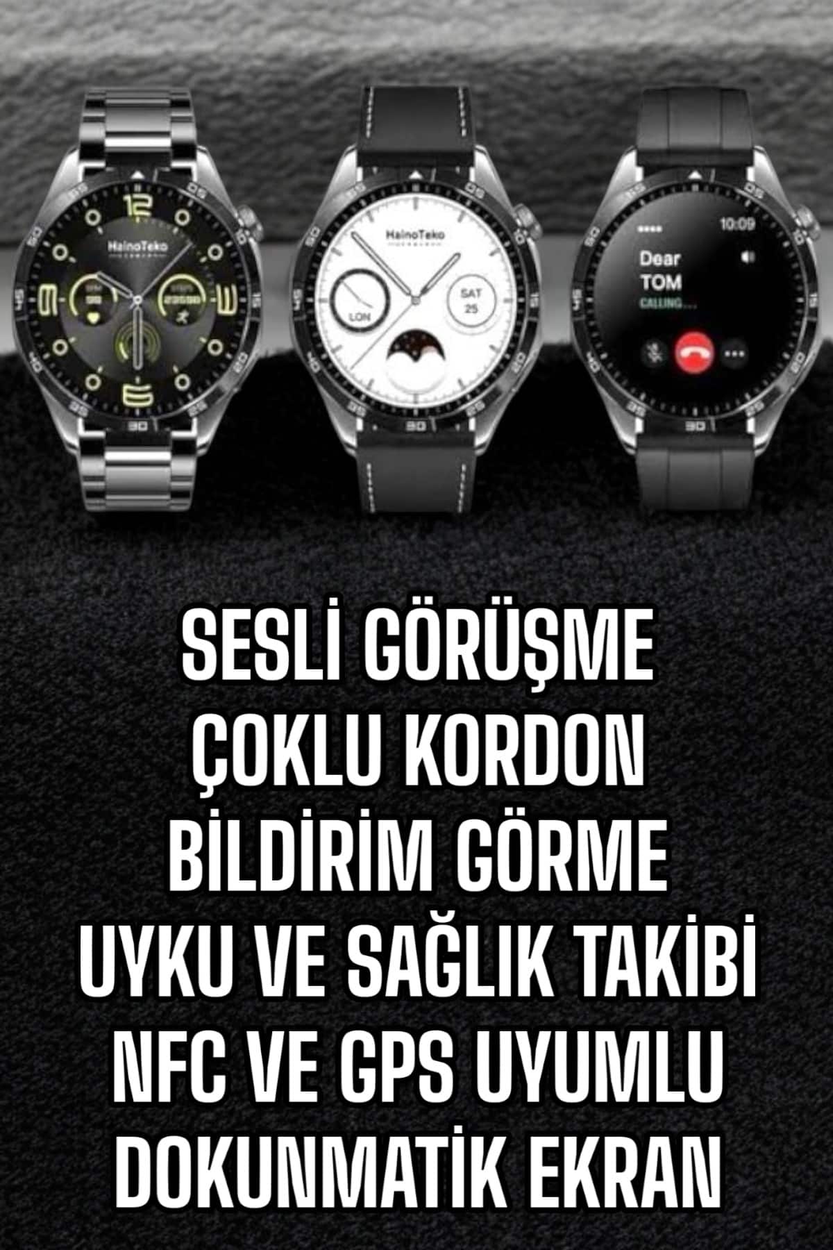 Akıllı Saat Titreşimli Amoled Ekran Uyku ve Sağlık Takibi Sesli Görüşme - Bayi Depom Akıllı Saat Titreşimli Amoled Ekran Uyku ve Sağlık Takibi Sesli Görüşme - Bayi Depom