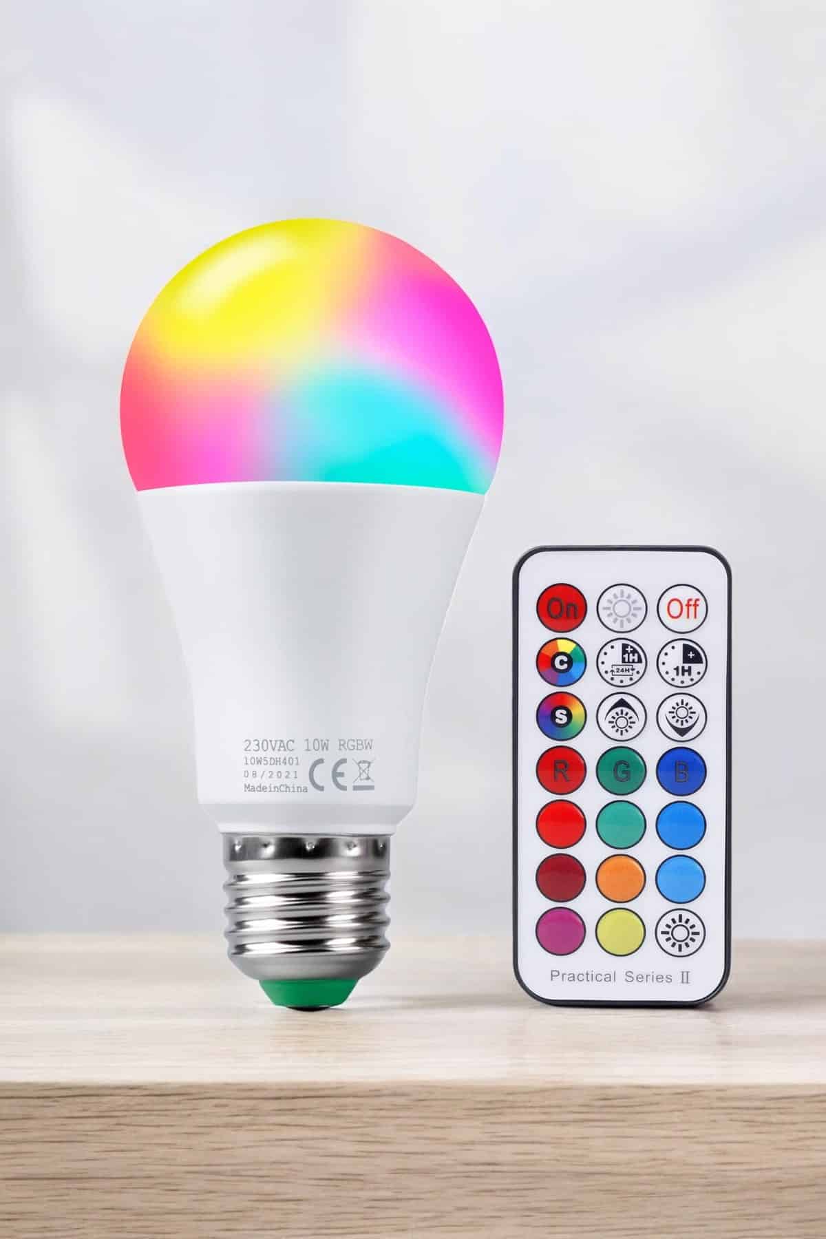 Renk Değiştirebilen RGB Işıklı Led Ampul A+Enerji 10 Watt Led Işık - Bayi Depom