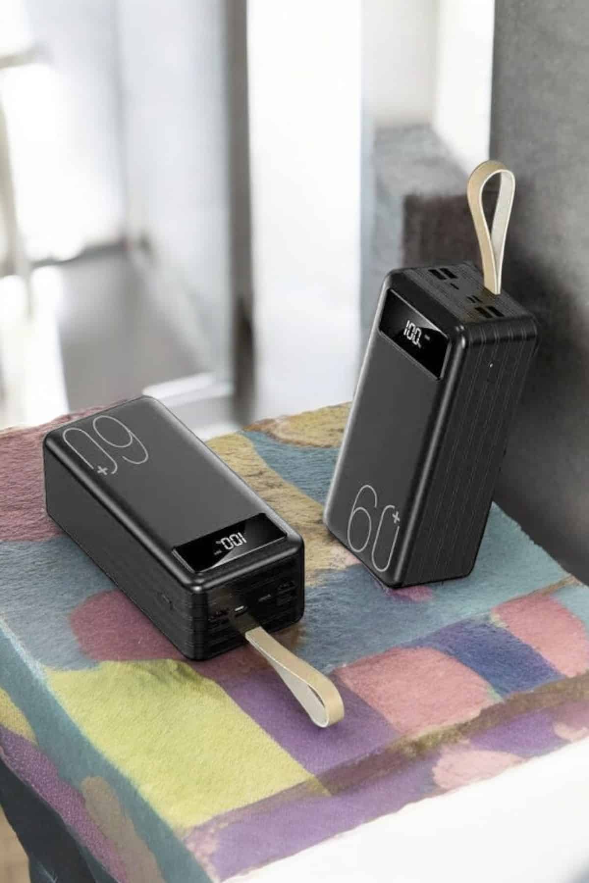 Powerbank 60.000 MAH 4 Portlu Uzun Şarj Süreli Dijital Göstergeli - Bayi Depom Powerbank 60.000 MAH 4 Portlu Uzun Şarj Süreli Dijital Göstergeli - Bayi Depom