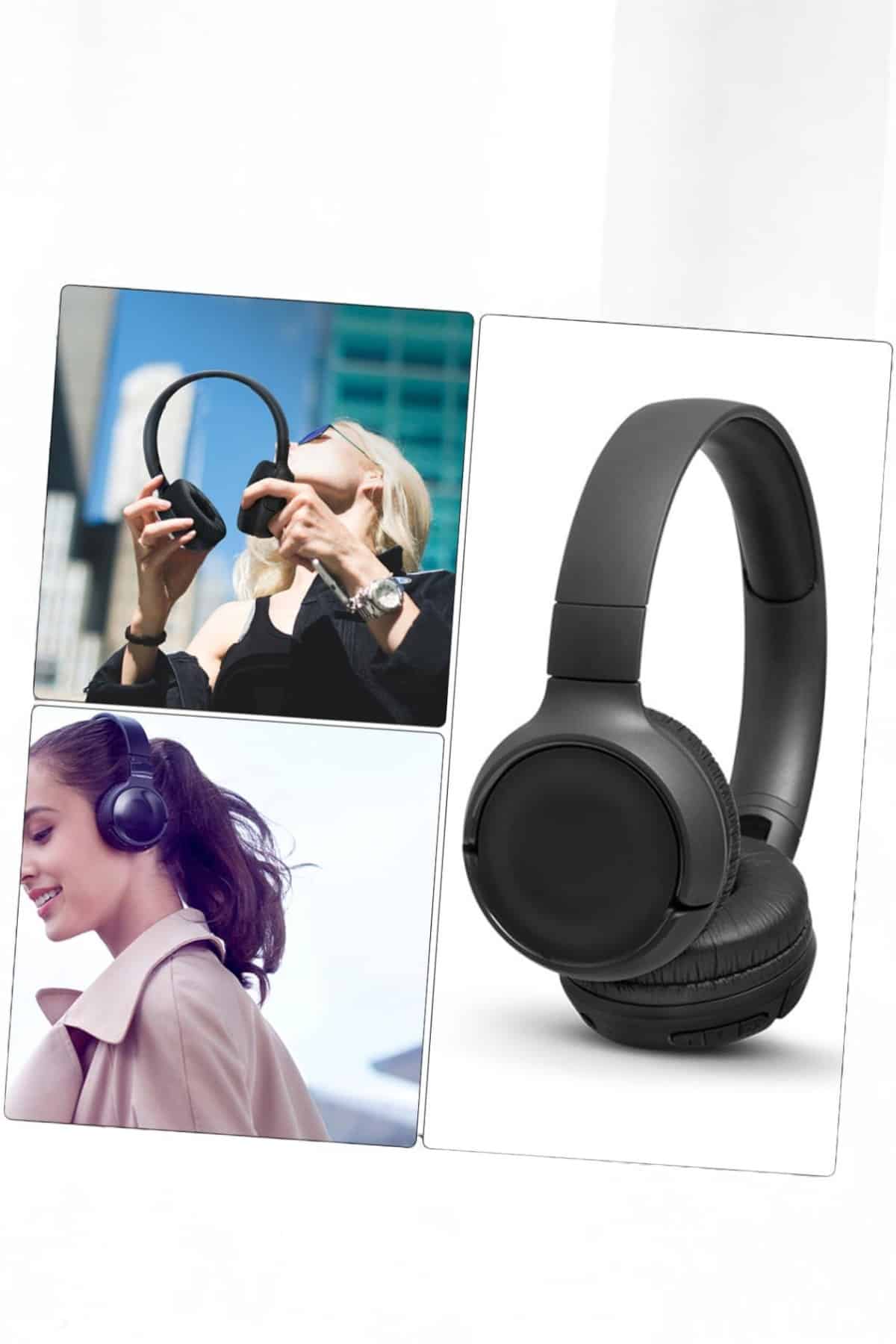 Kulak Üstü Kablosuz Bluetooth Kulaklık Gürültü Önleyici Ayarlanabilir - Bayi Depom