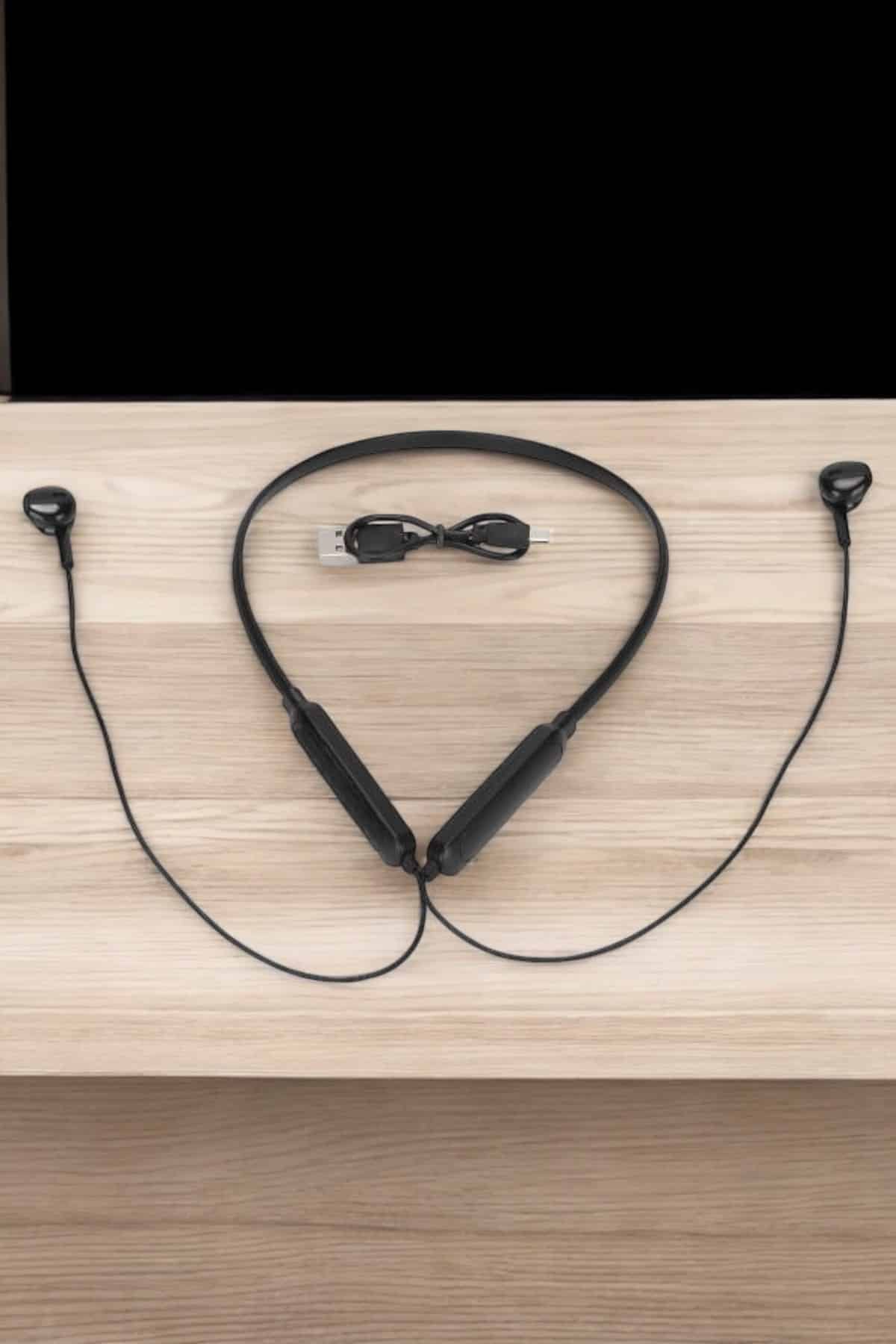 Kablolu Boyun Askılı Dijital Göstergeli Bluetooth Kulaklığı 60 Saat - Bayi Depom Kablolu Boyun Askılı Dijital Göstergeli Bluetooth Kulaklığı 60 Saat - Bayi Depom