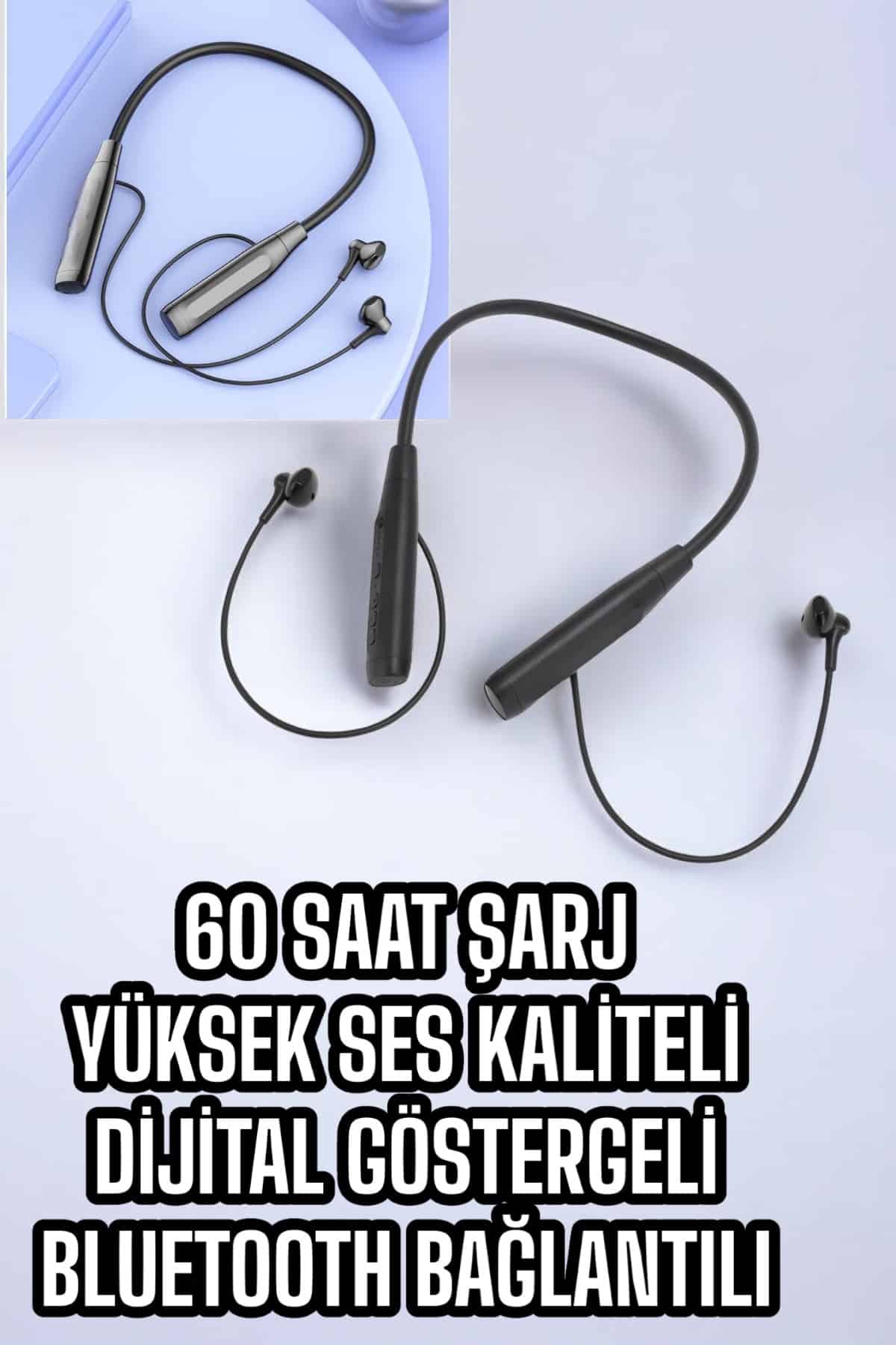 Yeni Nesil Bluetooth Kulaklık Kablolu Kulak İçi Dijital Göstergeli - Bayi Depom