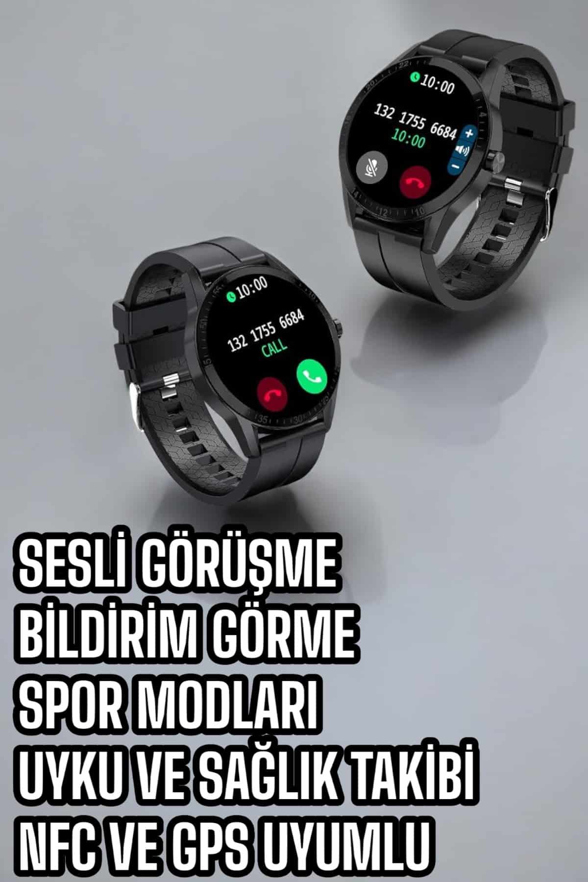 Akıllı Saat Sesli Görüşme Bluetooth Bağlantılı 3 Kordonlu - Bayi Depom Akıllı Saat Sesli Görüşme Bluetooth Bağlantılı 3 Kordonlu - Bayi Depom