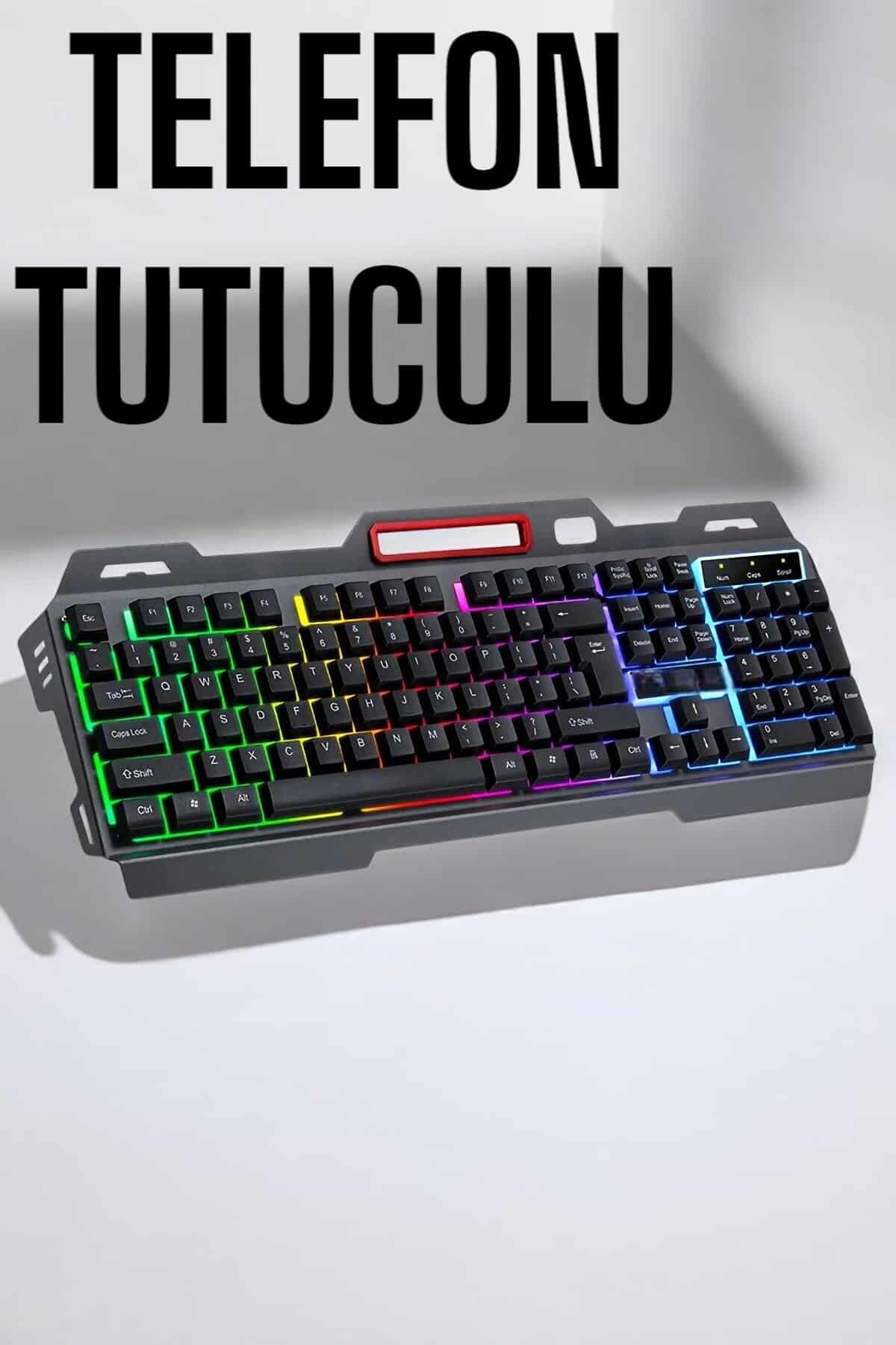 Led Işıklı Oyuncu Klavye Usb Girişli RGB Işıklı Q Klavye Mouse Hediyeli - Bayi Depom Led Işıklı Oyuncu Klavye Usb Girişli RGB Işıklı Q Klavye Mouse Hediyeli - Bayi Depom