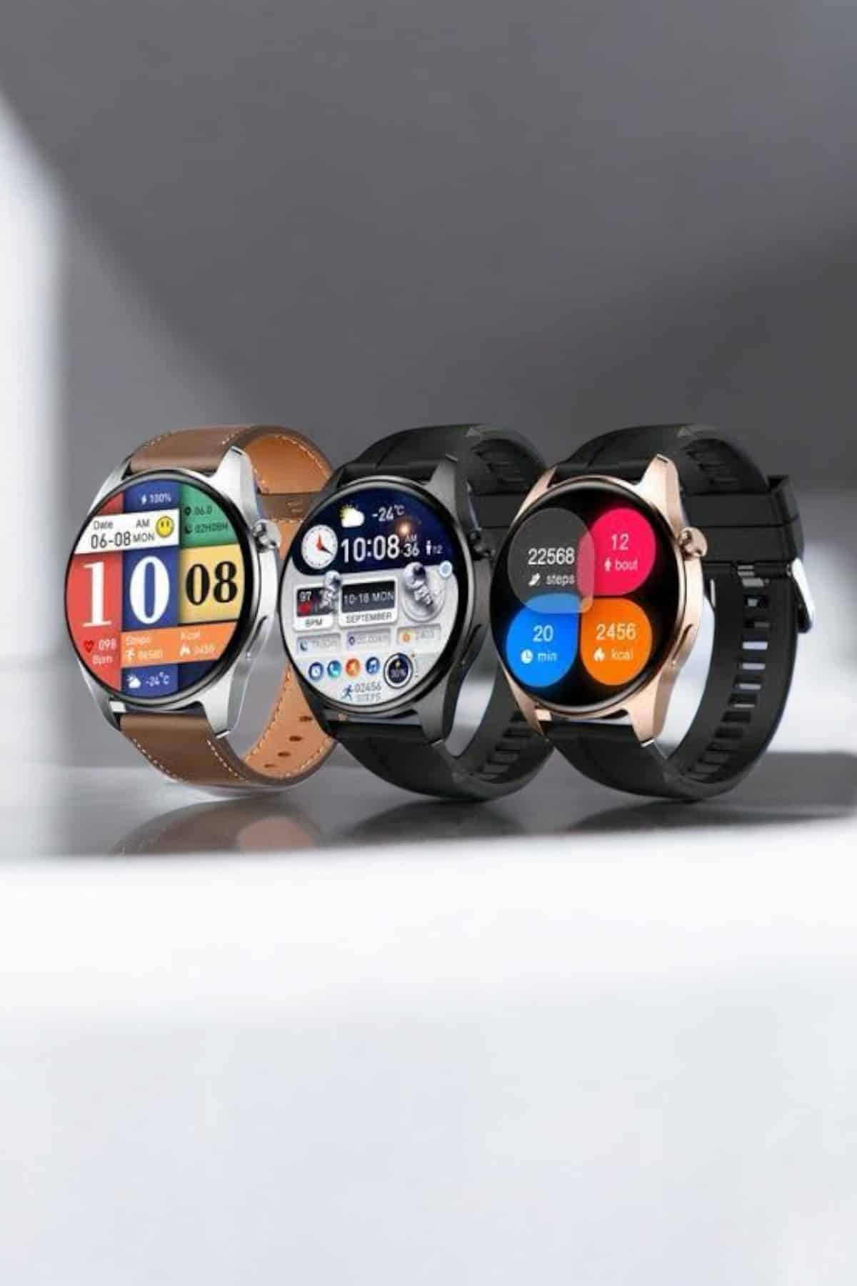 Akıllı Saat Bluetooth Bağlantılı Amoled Ekran Uyku ve Sağlık Takibi - Bayi Depom