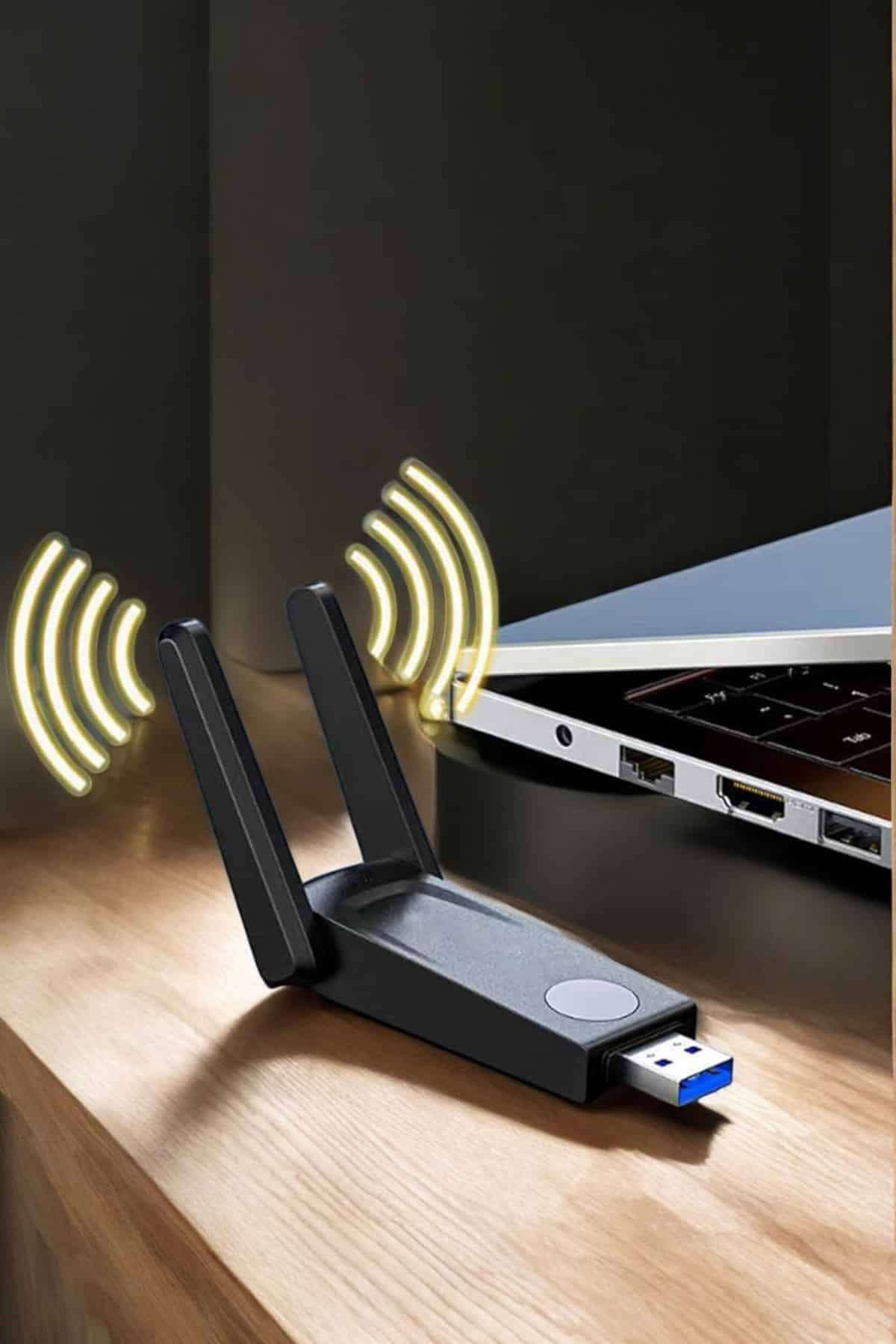 Dual Band Wifi Alıcı Adaptör USB 3.0 Destekli - Bayi Depom Dual Band Wifi Alıcı Adaptör USB 3.0 Destekli - Bayi Depom