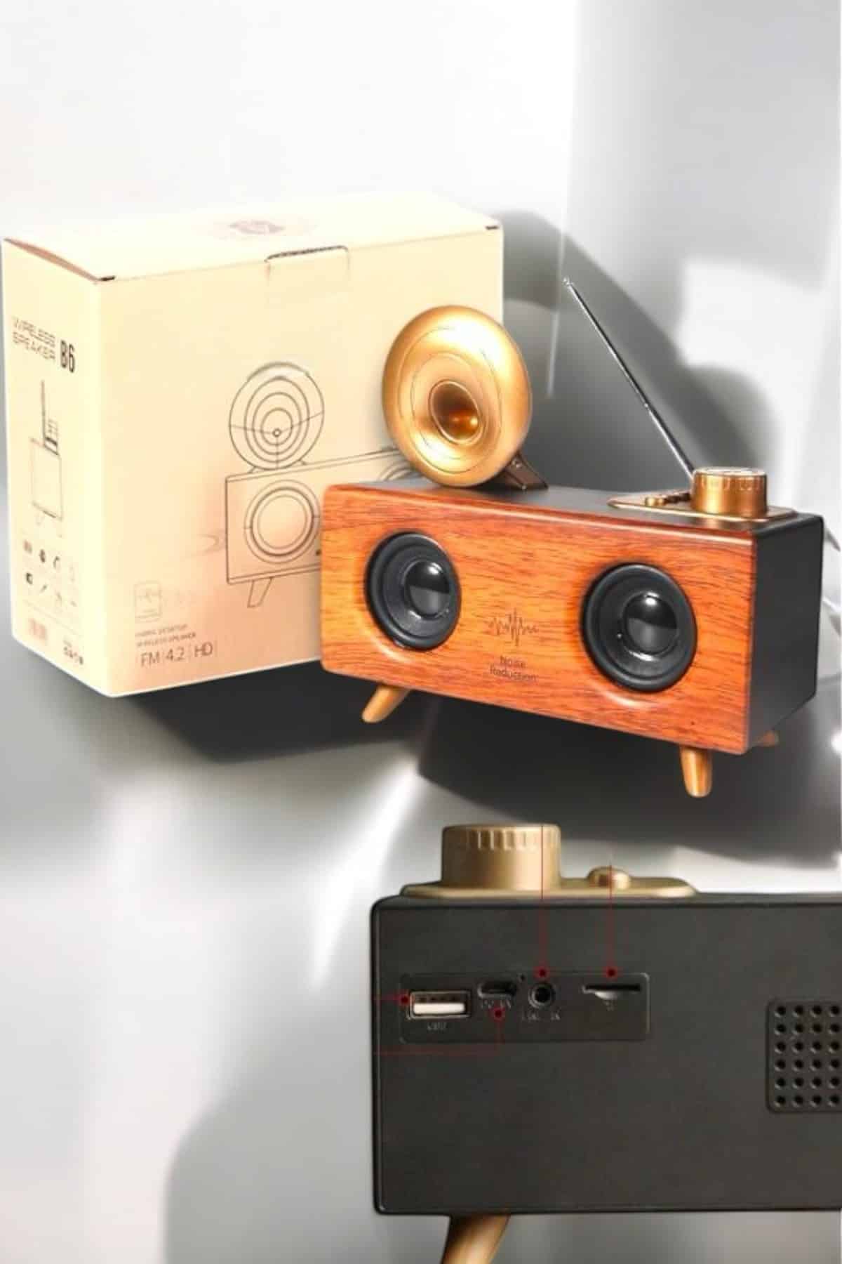 Bluetooth Hoparlör Ahşap Klasik Retro Gramofon Bluetooth Müzik Kutusu - Bayi Depom Bluetooth Hoparlör Ahşap Klasik Retro Gramofon Bluetooth Müzik Kutusu - Bayi Depom