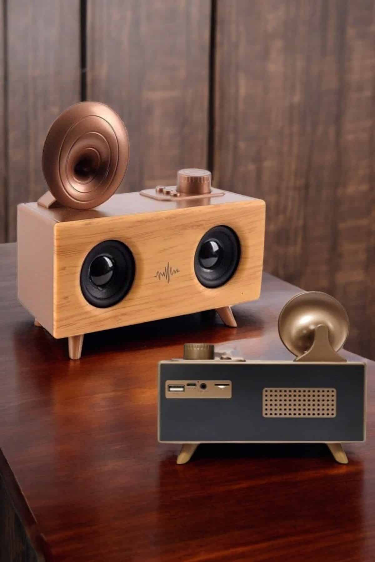 Bluetooth Hoparlör Ahşap Klasik Retro Gramofon Bluetooth Müzik Kutusu - Bayi Depom Bluetooth Hoparlör Ahşap Klasik Retro Gramofon Bluetooth Müzik Kutusu - Bayi Depom