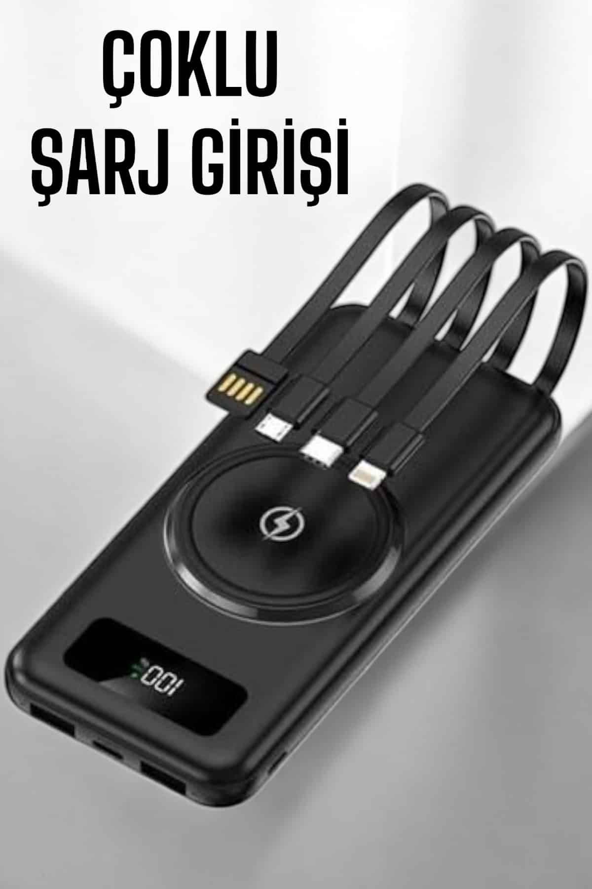 10.000 Mah Powerbank 4 Portlu Hızlı Şarj Dijital Göstergeli - Bayi Depom 10.000 Mah Powerbank 4 Portlu Hızlı Şarj Dijital Göstergeli - Bayi Depom