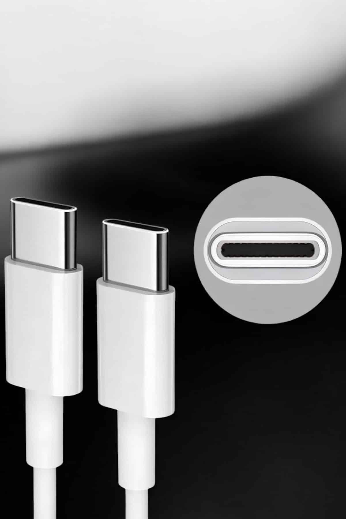 İOS Uyumlu Type-C Girişli Hızlı Şarj 15/15 Pro Max Adaptör ve Kablosu - Bayi Depom