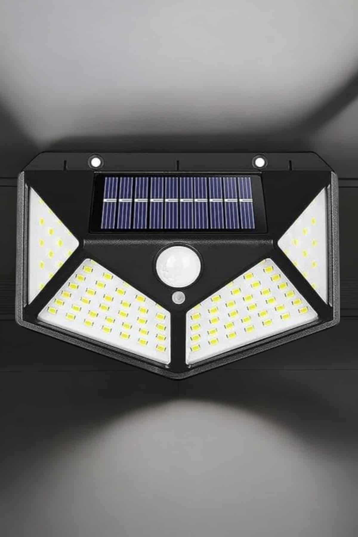 Güneş Enerjili Bahçe Aydınlatma Lambası Solar 100 Led Lamba - Bayi Depom Güneş Enerjili Bahçe Aydınlatma Lambası Solar 100 Led Lamba - Bayi Depom