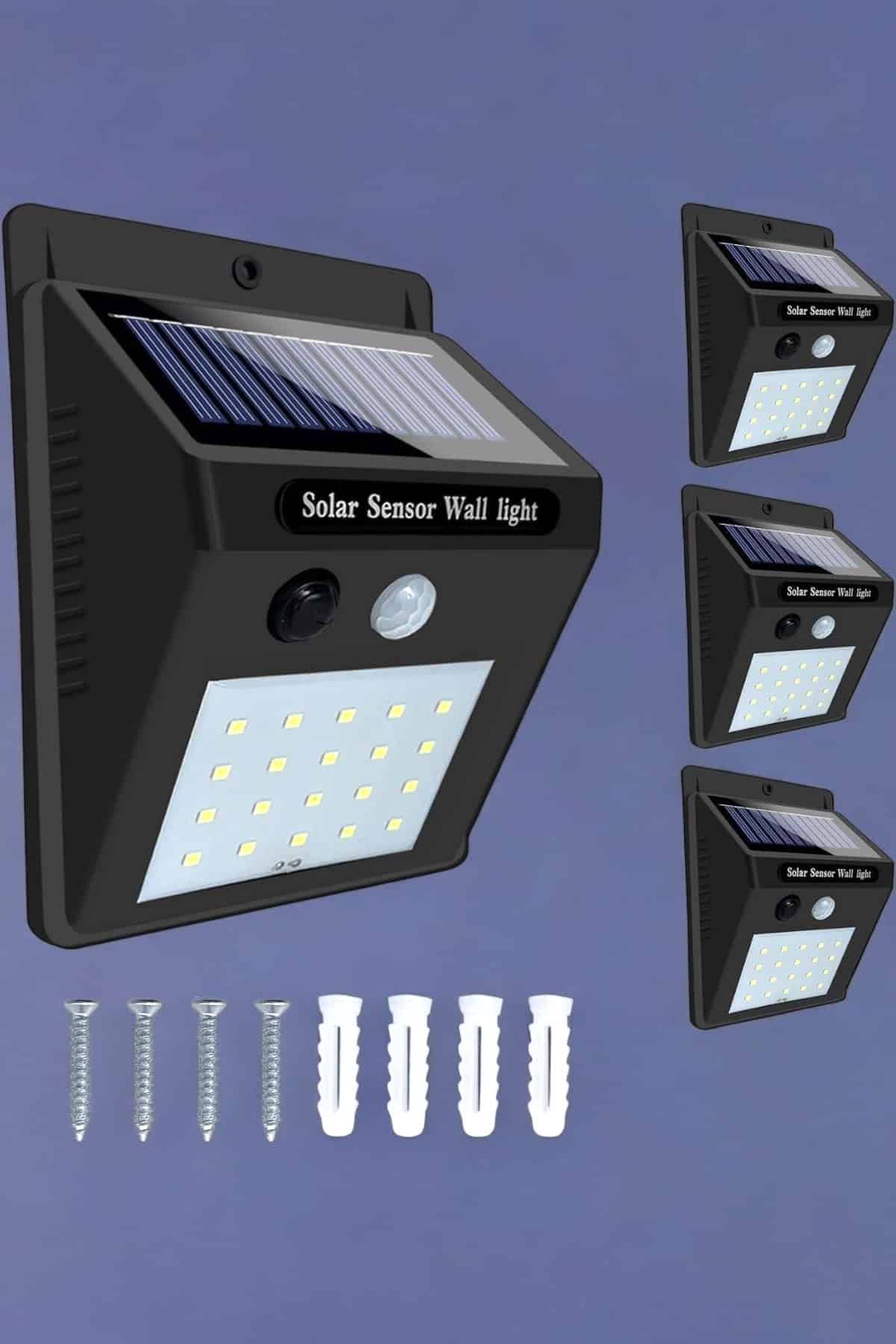 Solar Lamba Giriş, Bahçe Yol Avlu Hareket Sensörlü Led - Bayi Depom Solar Lamba Giriş, Bahçe Yol Avlu Hareket Sensörlü Led - Bayi Depom