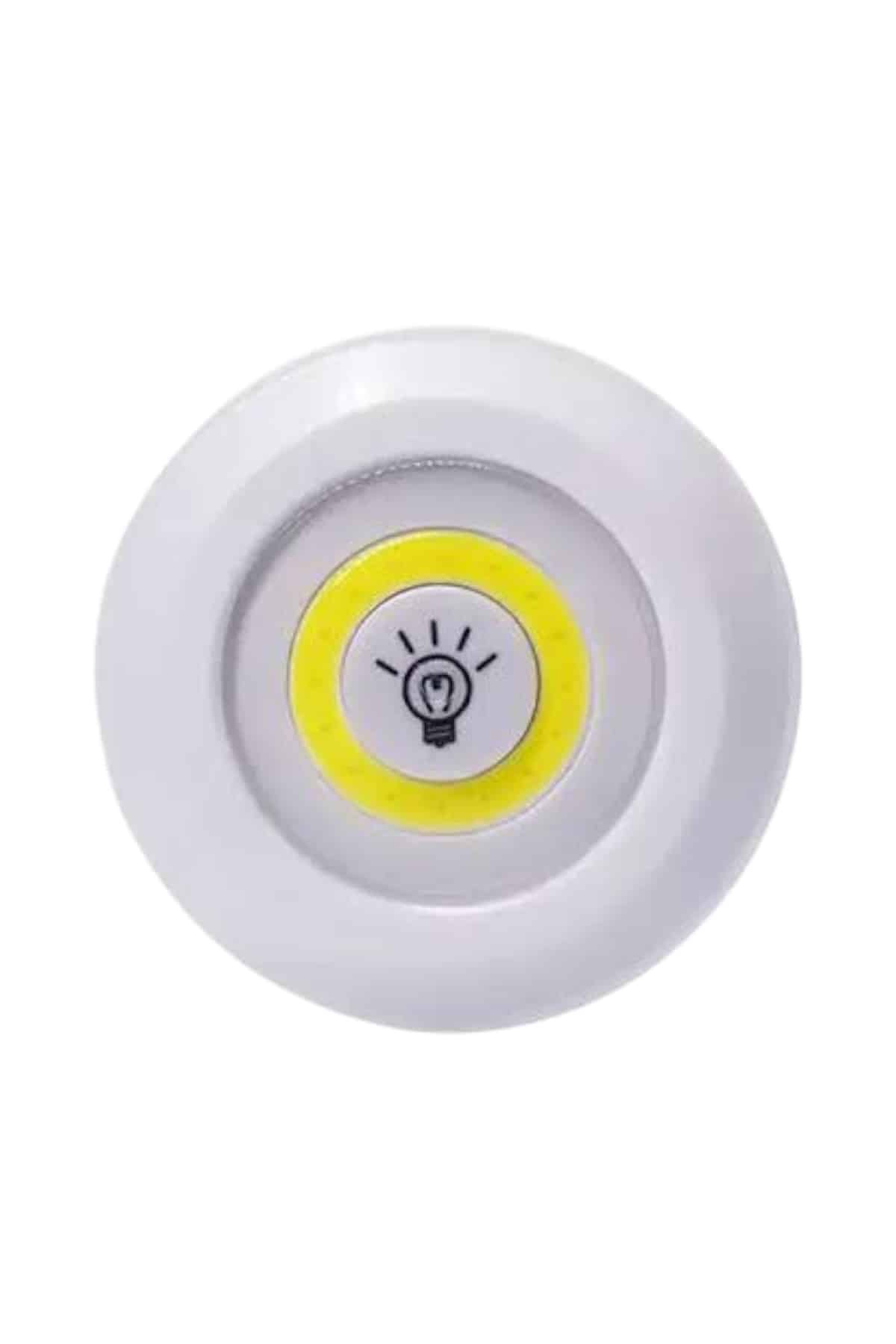 Led Lamba 3'lü Uzaktan Kumandalı Yapışkanlı - Bayi Depom