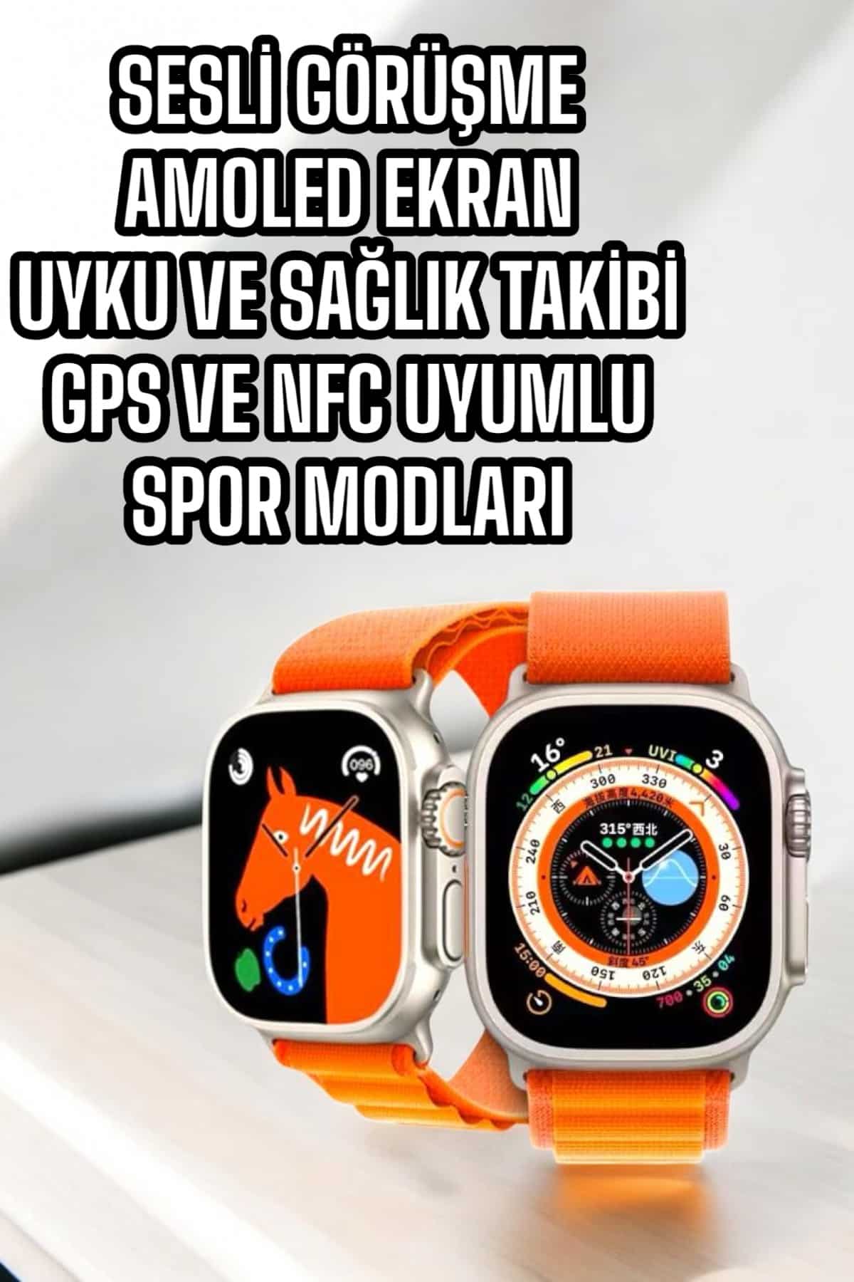 Akıllı Saat NFC ve GPS Uyumlu Uyku ve Sağlık Takibi Sesli Görüşme - Bayi Depom Akıllı Saat NFC ve GPS Uyumlu Uyku ve Sağlık Takibi Sesli Görüşme - Bayi Depom