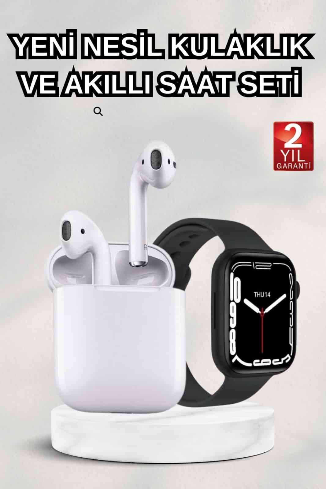 2025 Model Akıllı Saat ve 2.Nesil TWS Bluetooth Kulaklık ANC Özelliği Amoled Ekran - Bayi Depom 2025 Model Akıllı Saat ve 2.Nesil TWS Bluetooth Kulaklık ANC Özelliği Amoled Ekran - Bayi Depom